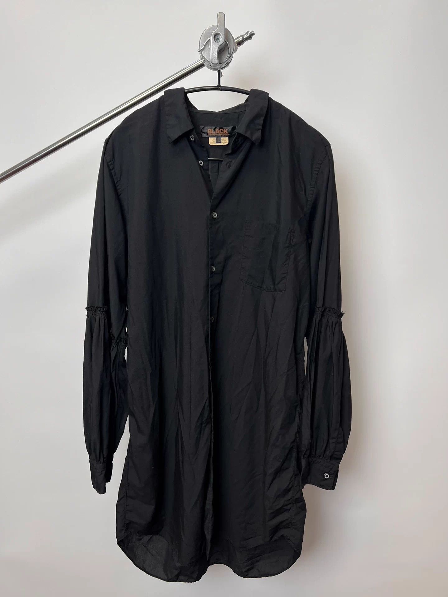 Comme des Garcons Comme des Garçons Black Lantern Sleeve Shirt Size US L / EU 52-54 / 3 - 1 Thumbnail