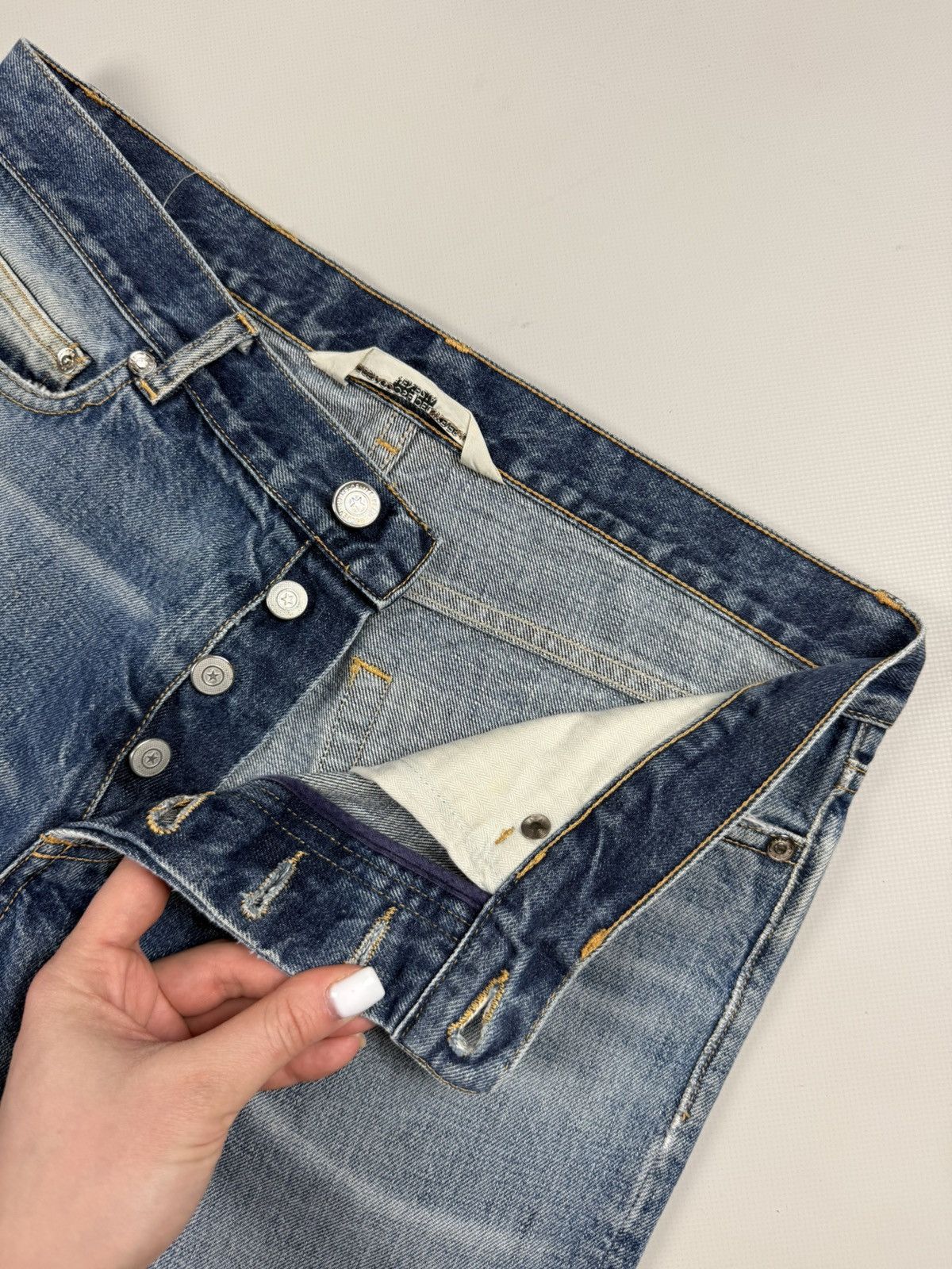 Designer × Golden Goose GGDB Golde Goose Deluxe Brand Men’s Distressed Denim Shorts Size US 30 / EU 46 - 10 Thumbnail