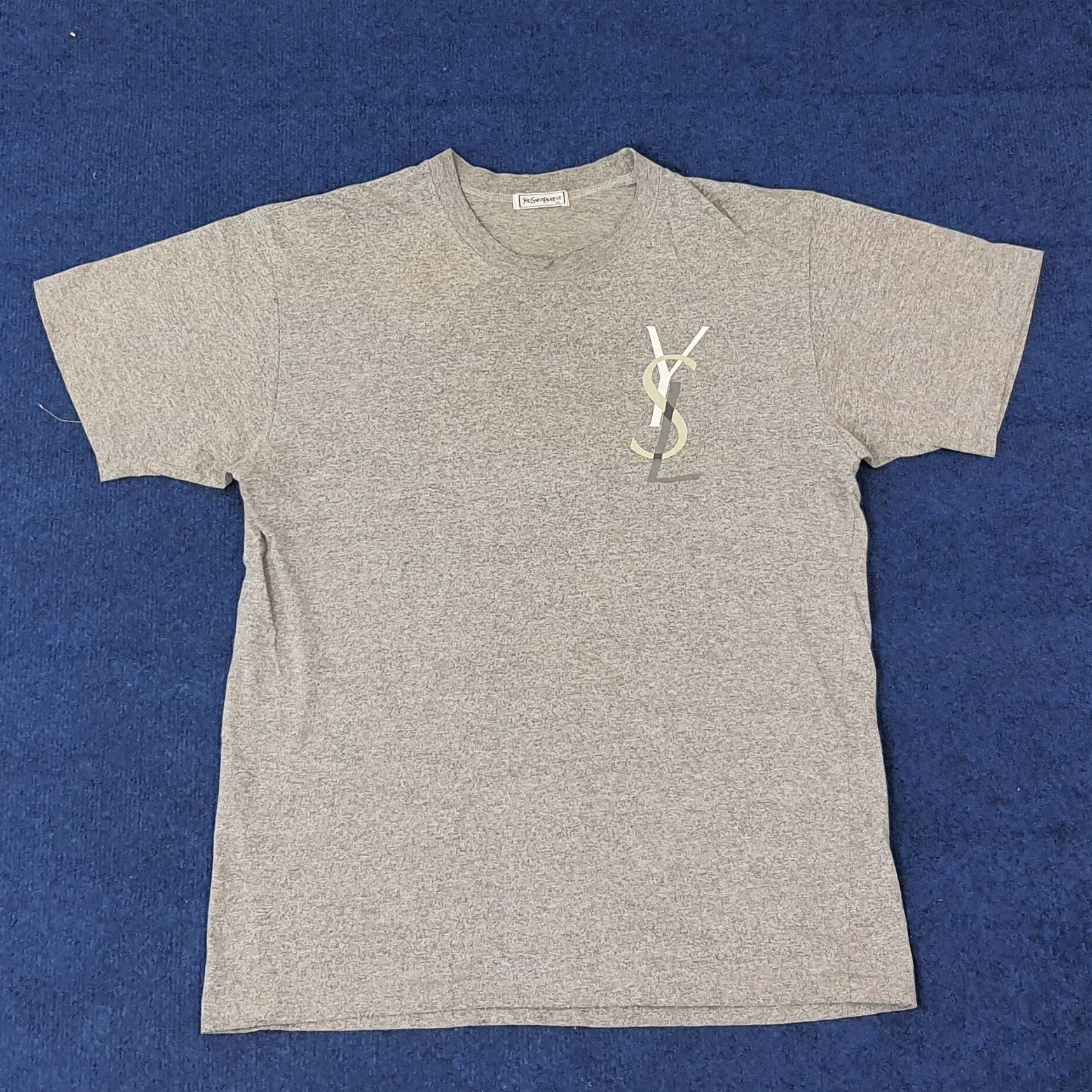 Yves Saint Laurent Vintage YSL Yves Saint Laurent Luxury Brand Tshirt C223N24 Size US M / EU 48-50 / 2 - 1 Thumbnail