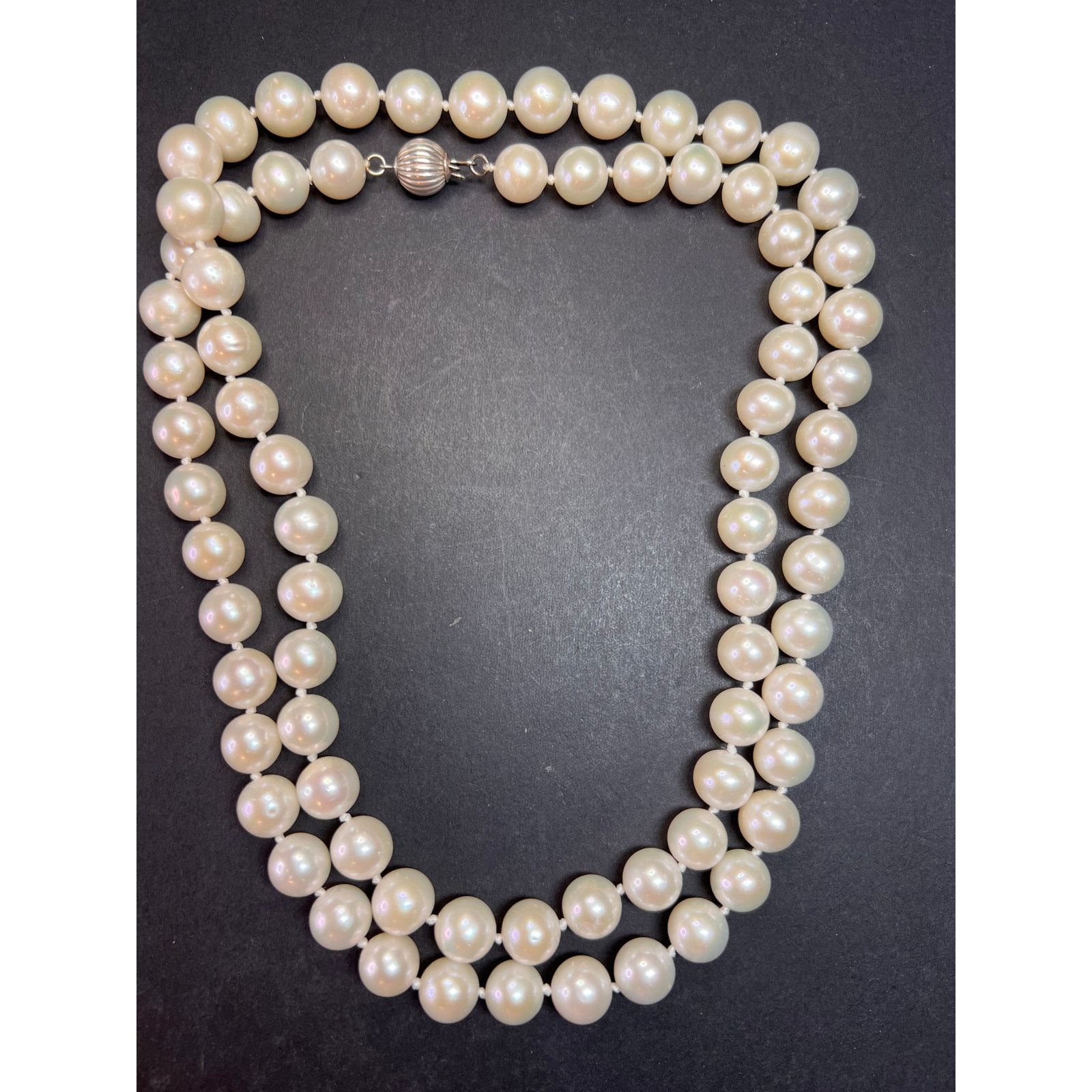 Other 10-11mm cultured pearl 36 in necklace with 925 silver clasp Size ONE SIZE - 1 Thumbnail