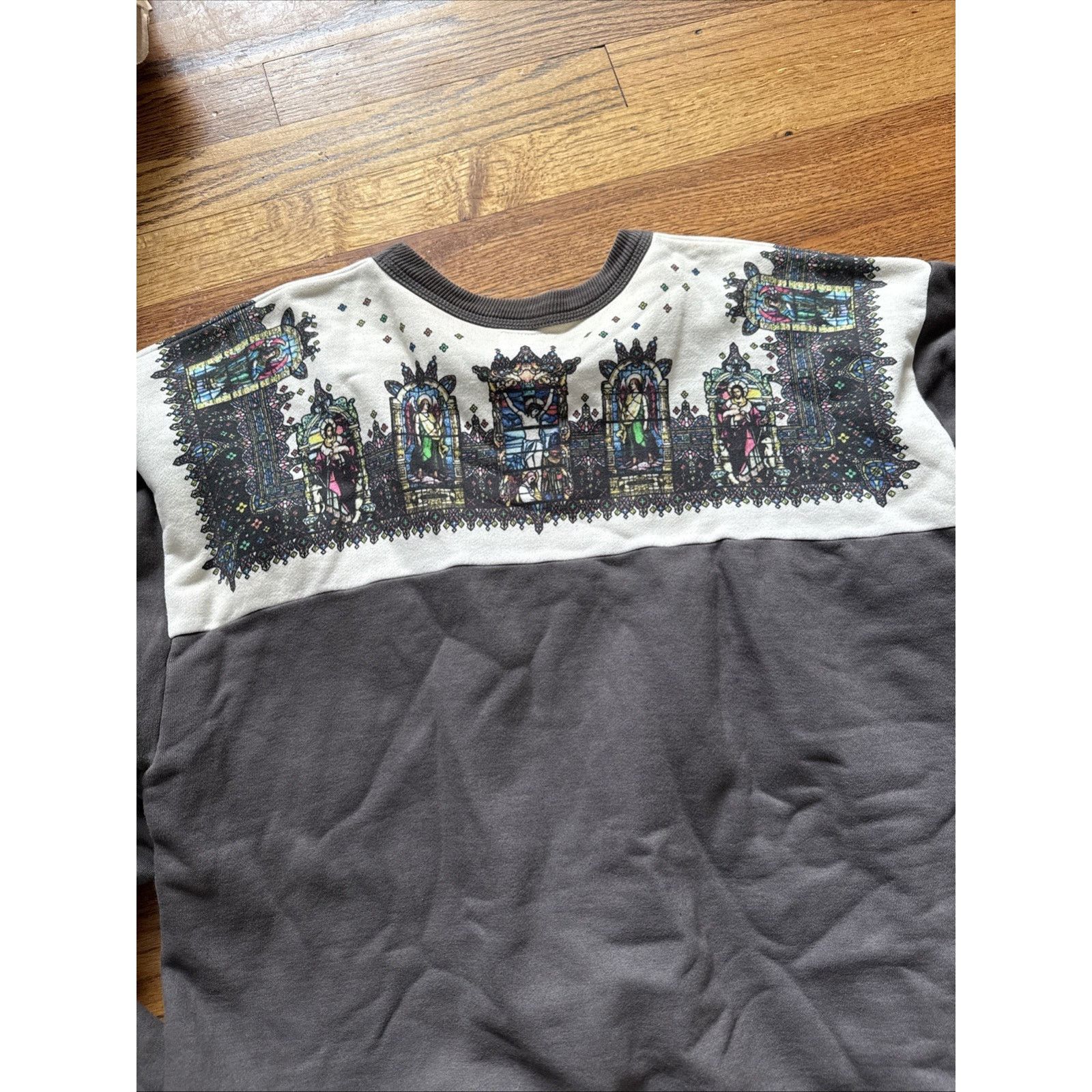 Saint Michael Saint Michael stained glass crewneck sweatshirt Size XL Size US XL / EU 56 / 4 - 8 Thumbnail