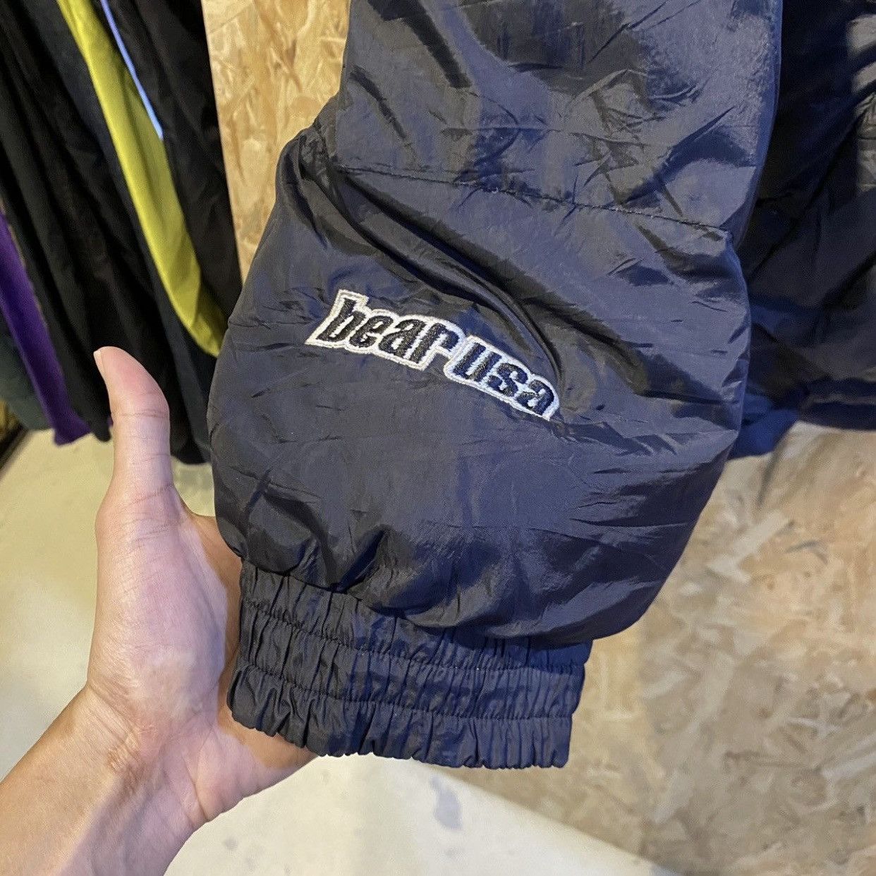 Vintage Vintage 90s Bear USA Reversible Light Puffer Jackets Size US L / EU 52-54 / 3 - 8 Thumbnail
