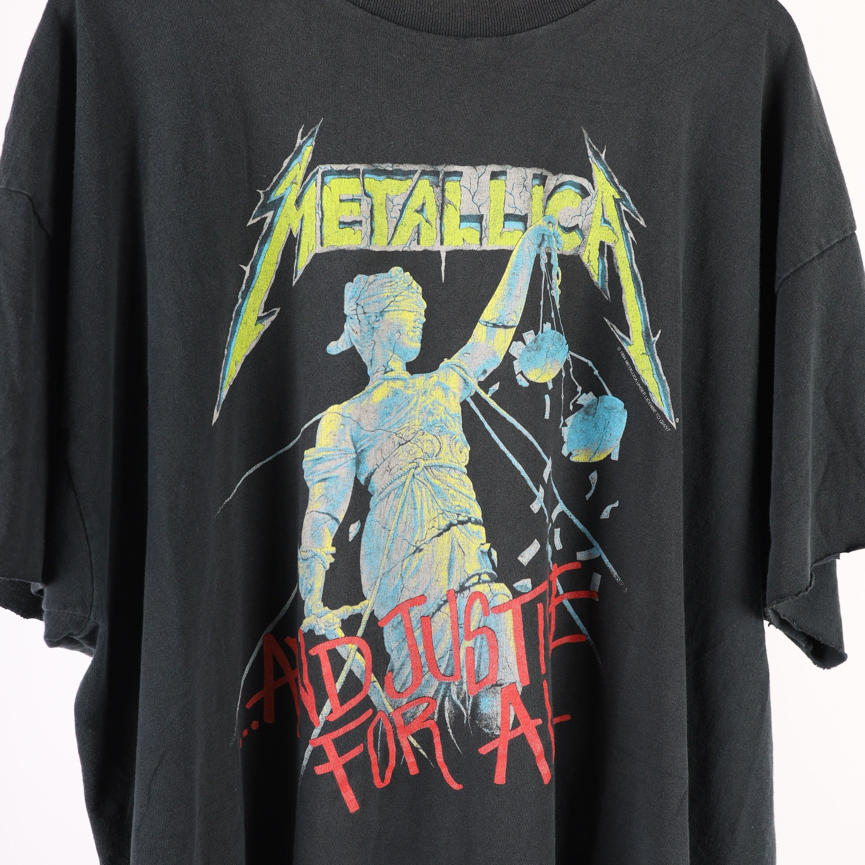 Vintage METALLICA JUSTICE FOR ALL TOUR T-SHIRT Size US XL / EU 56 / 4 - 3 Thumbnail