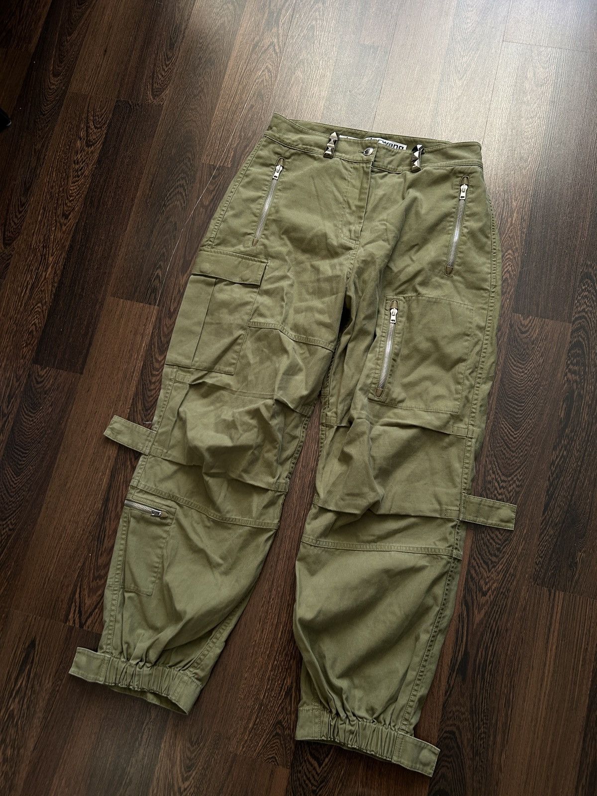Alexander Wang × Japanese Brand × T by Alexander Wang Alexander Wang Cargo Twill Trousers Pant 31x27.5 Size US 30 / EU 46 - 2 Thumbnail