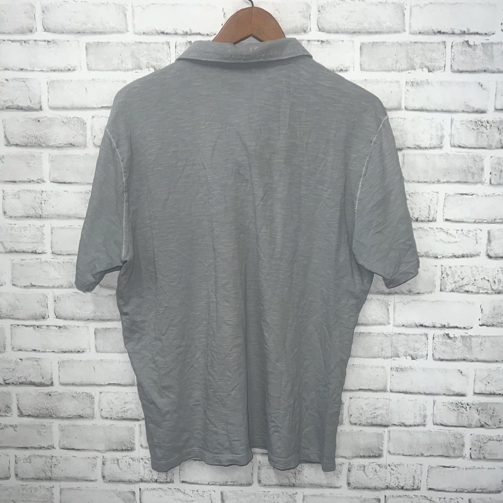 Vintage Robert Barakett Polo Shirt Mens XL Gray Classic Collar Short Sleeve Polo Size US XL / EU 56 / 4 - 4 Thumbnail