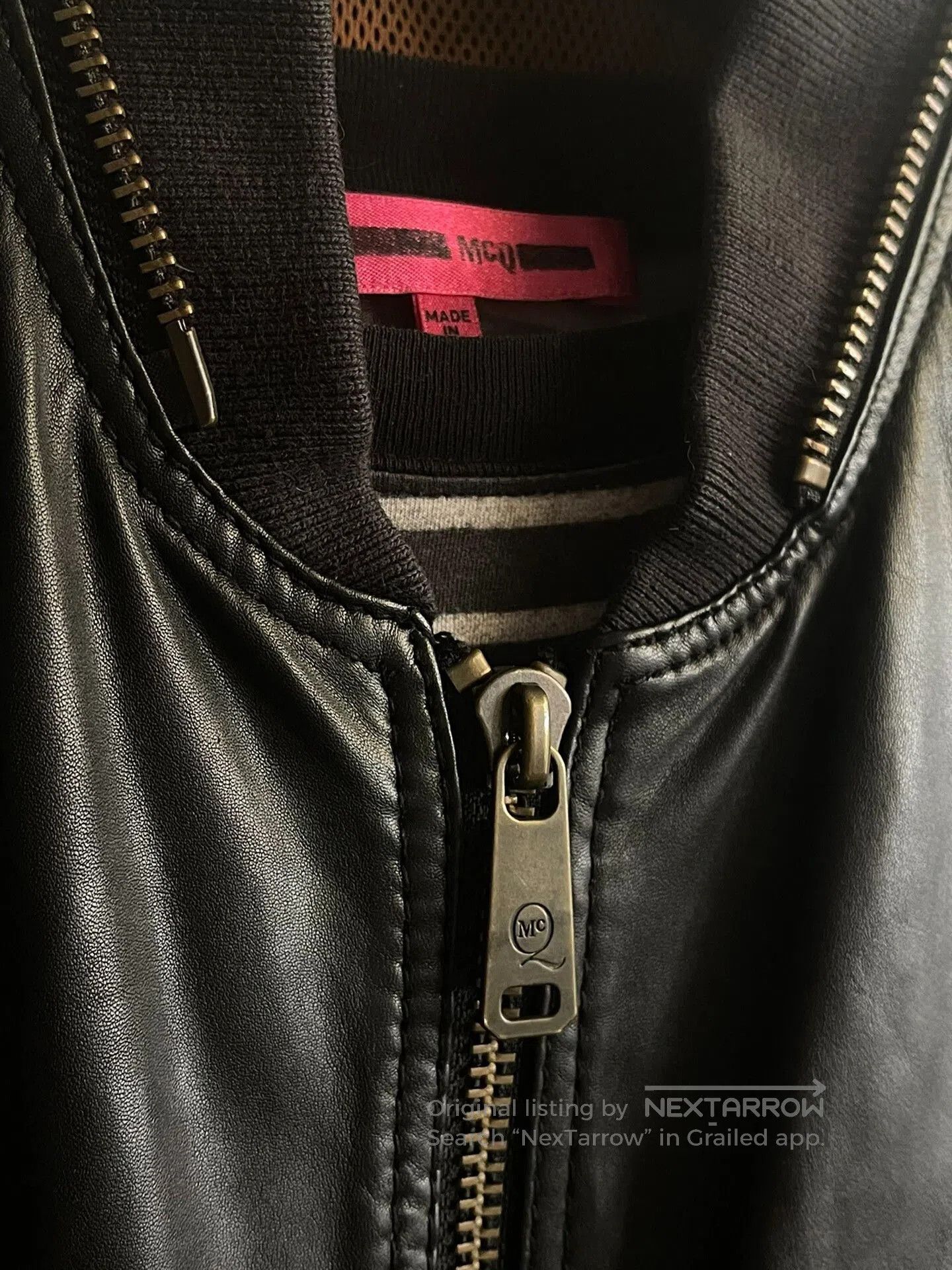 Alexander McQueen Alexander McQueen Black Leather Jacket. Size US M / EU 48-50 / 2 - 6 Thumbnail