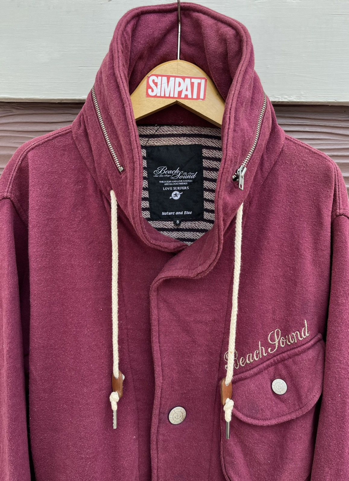 Japanese Brand Japanese Beach Sound Multi Pocket Hod Jacket Size US S / EU 44-46 / 1 - 4 Thumbnail