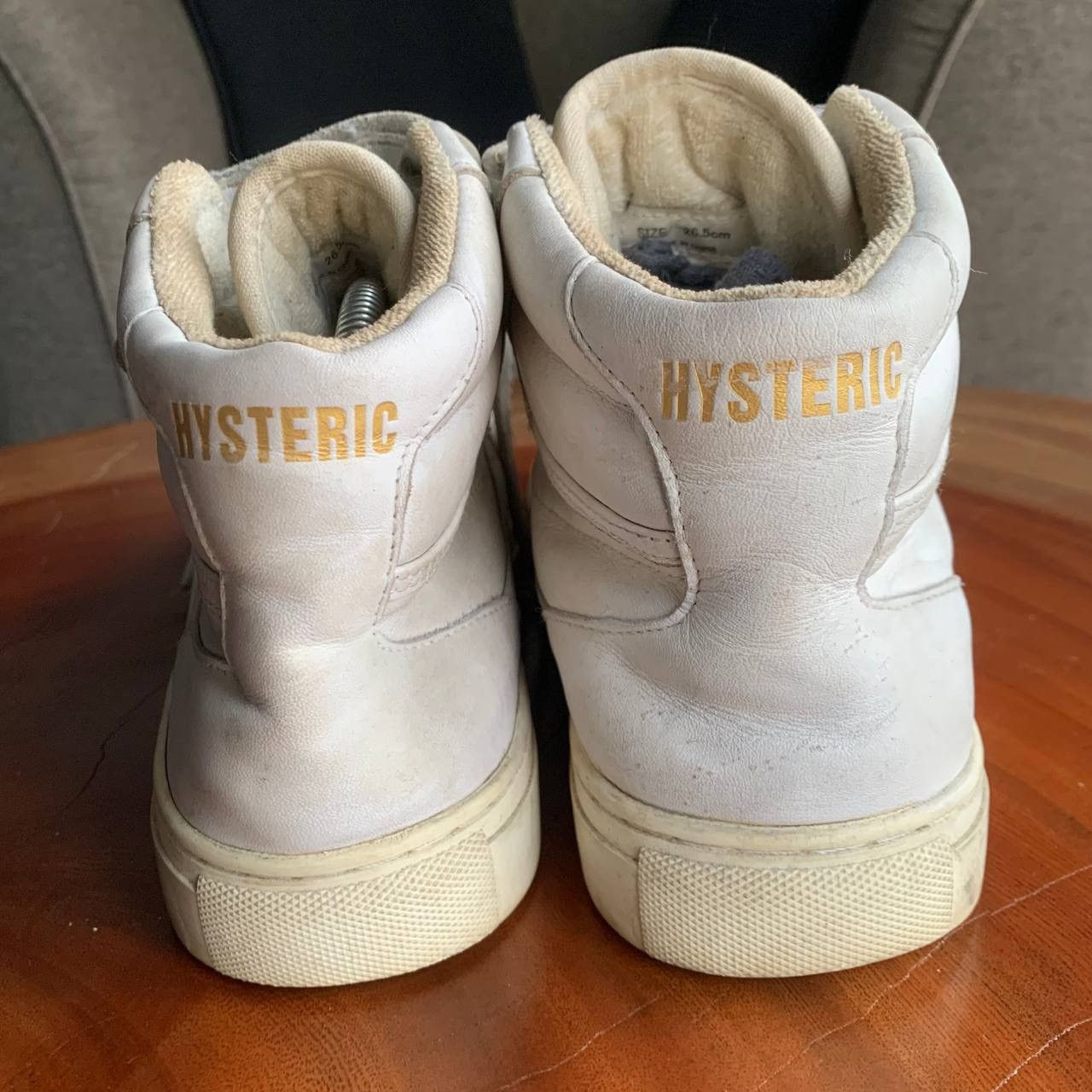 Hysteric Glamour Hysteric Glamour High Cut White Sneakers Size US 9 / EU 42 - 6 Thumbnail