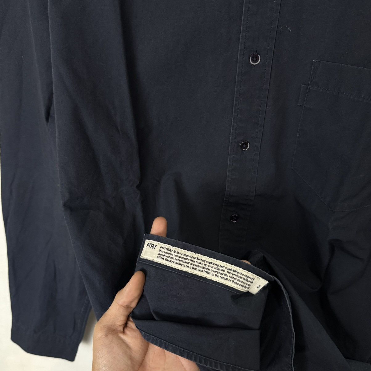 Japanese Brand Pottery 20AW long button shirt Size US XL / EU 56 / 4 - 3 Thumbnail
