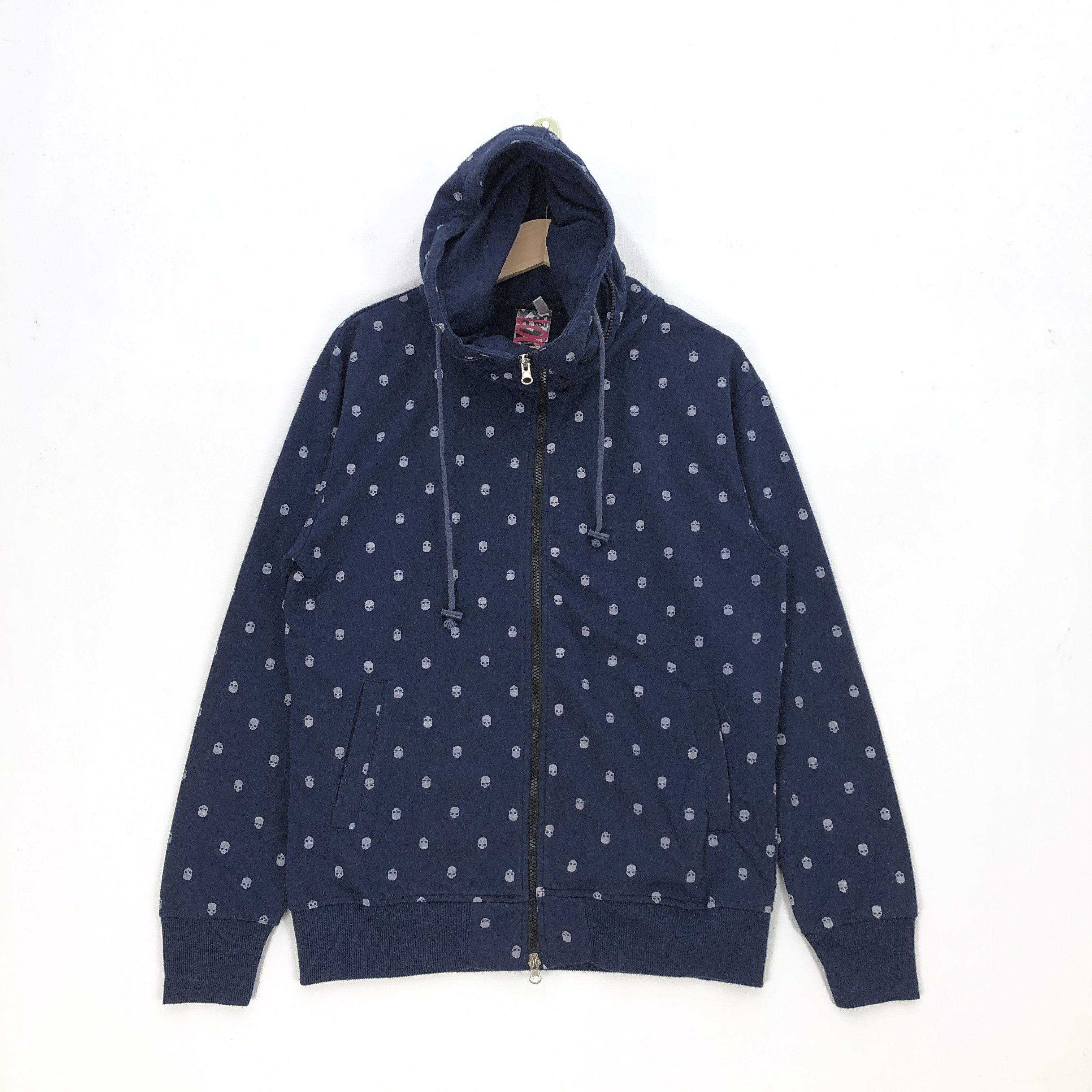 Japanese Brand Lock Heaven Sweater Hoodie Polka Dot Skulls Hoodie Size US L / EU 52-54 / 3 - 2 Thumbnail