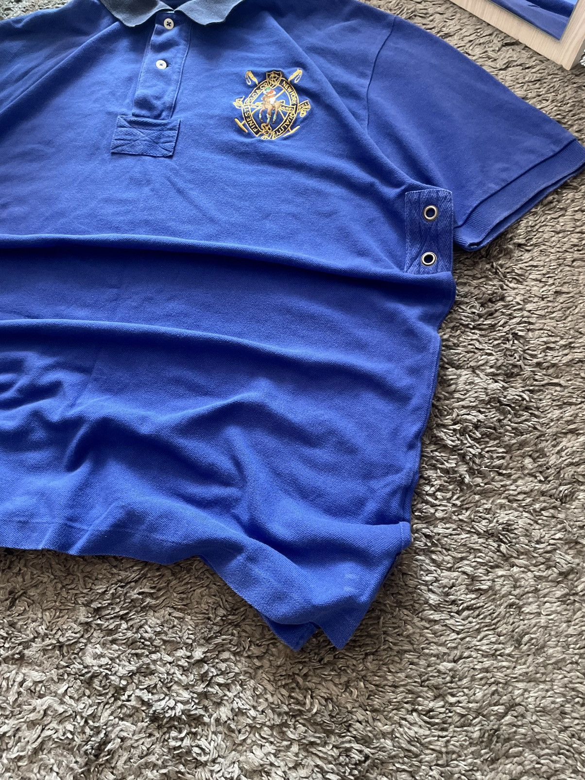 Polo Ralph Lauren × Vintage Polo Ralph Lauren T-Shirt Streetwear Big Logo Chief Keef Y2k Size US XL / EU 56 / 4 - 5 Thumbnail