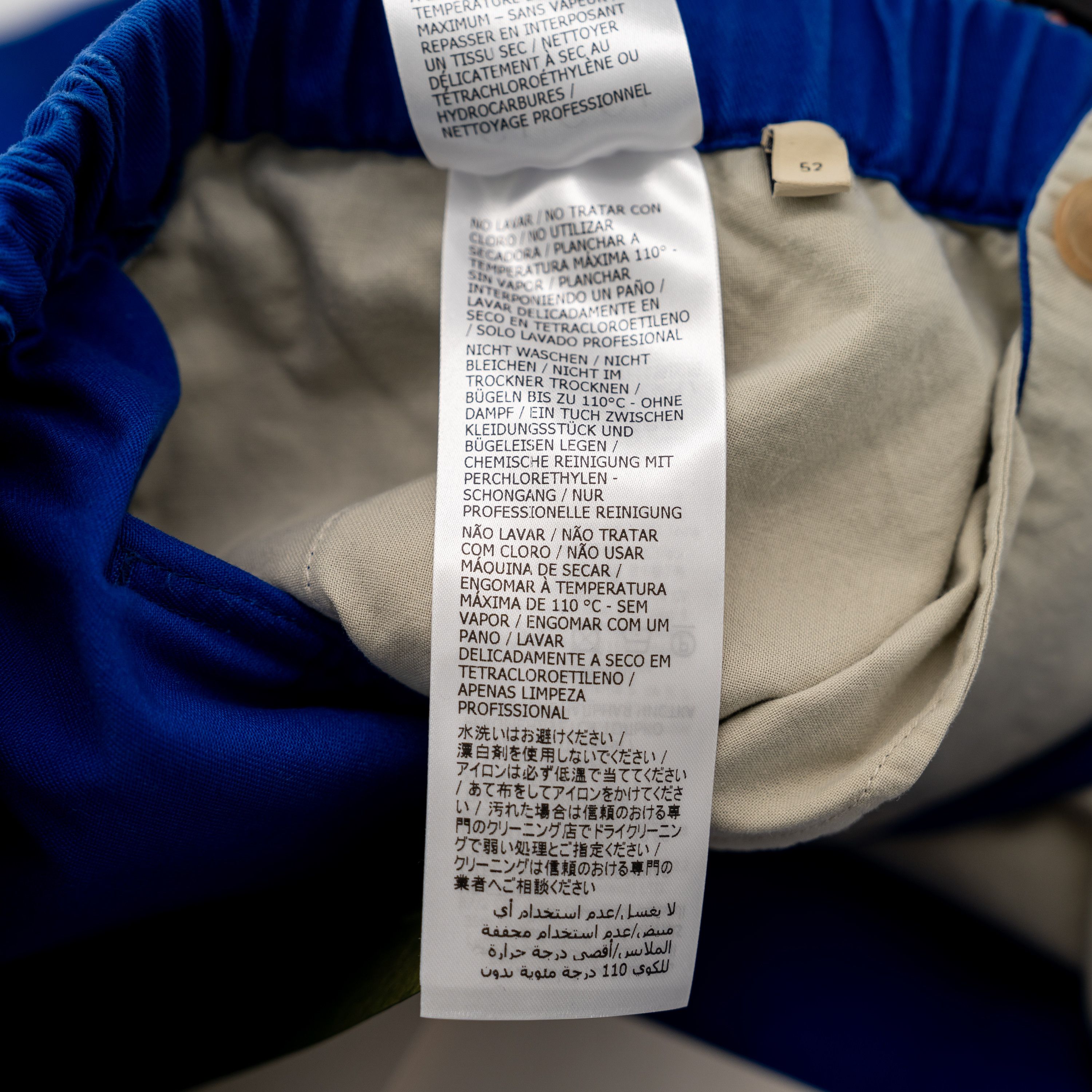 Gucci 52 XL - Gucci Blue Pants Trousers Drawstring Cotton Drill Size US 36 / EU 52 - 11 Thumbnail