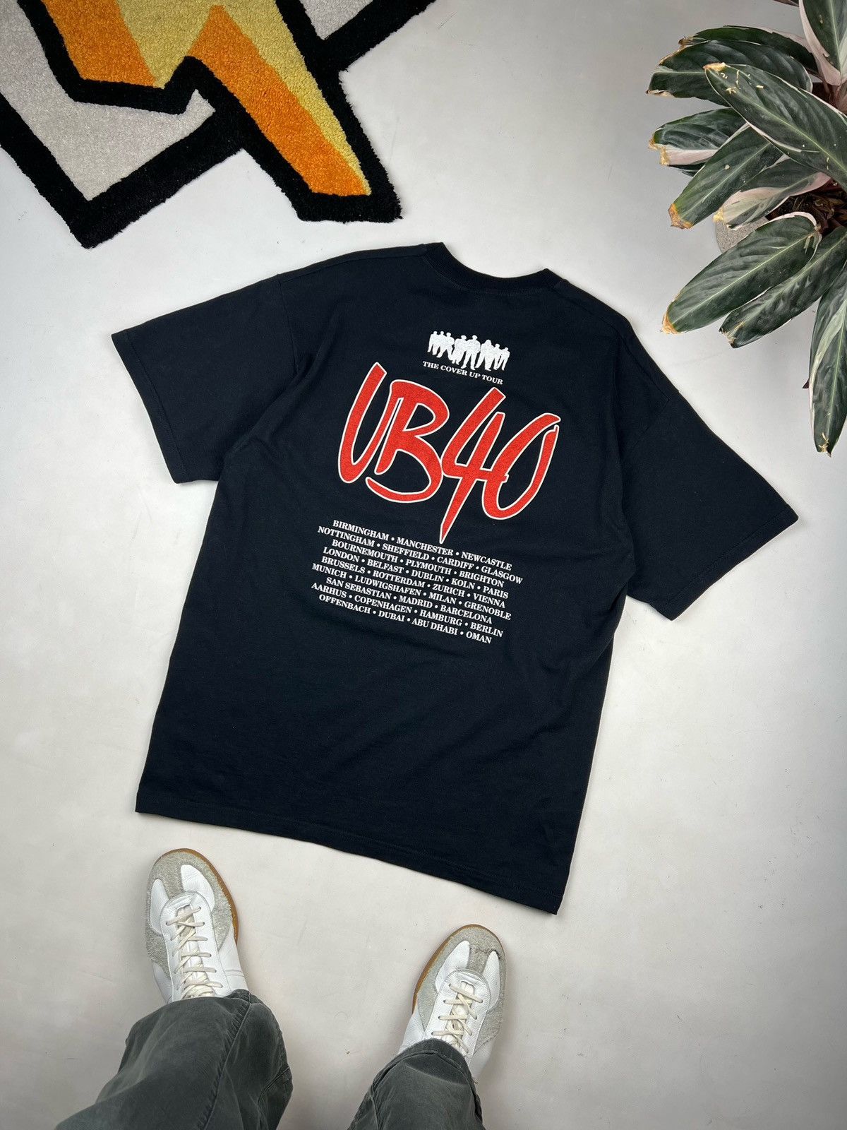 Band Tees UB40 world tour t-shirt tee single stitch vintage vtg Size US XL / EU 56 / 4 - 2 Thumbnail