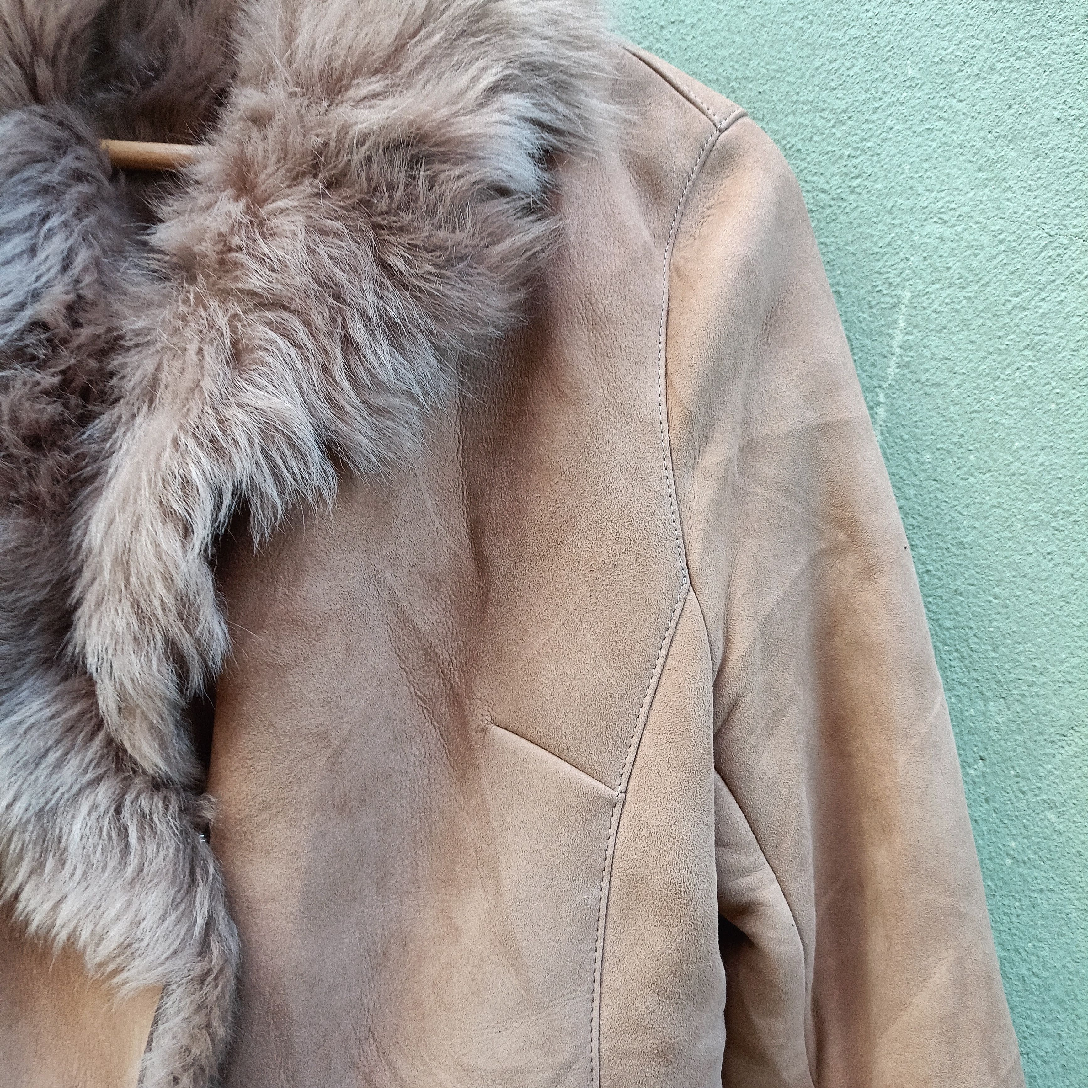 Designer Sheep Skin Fur Jacket Size M / US 6-8 / IT 42-44 - 6 Thumbnail