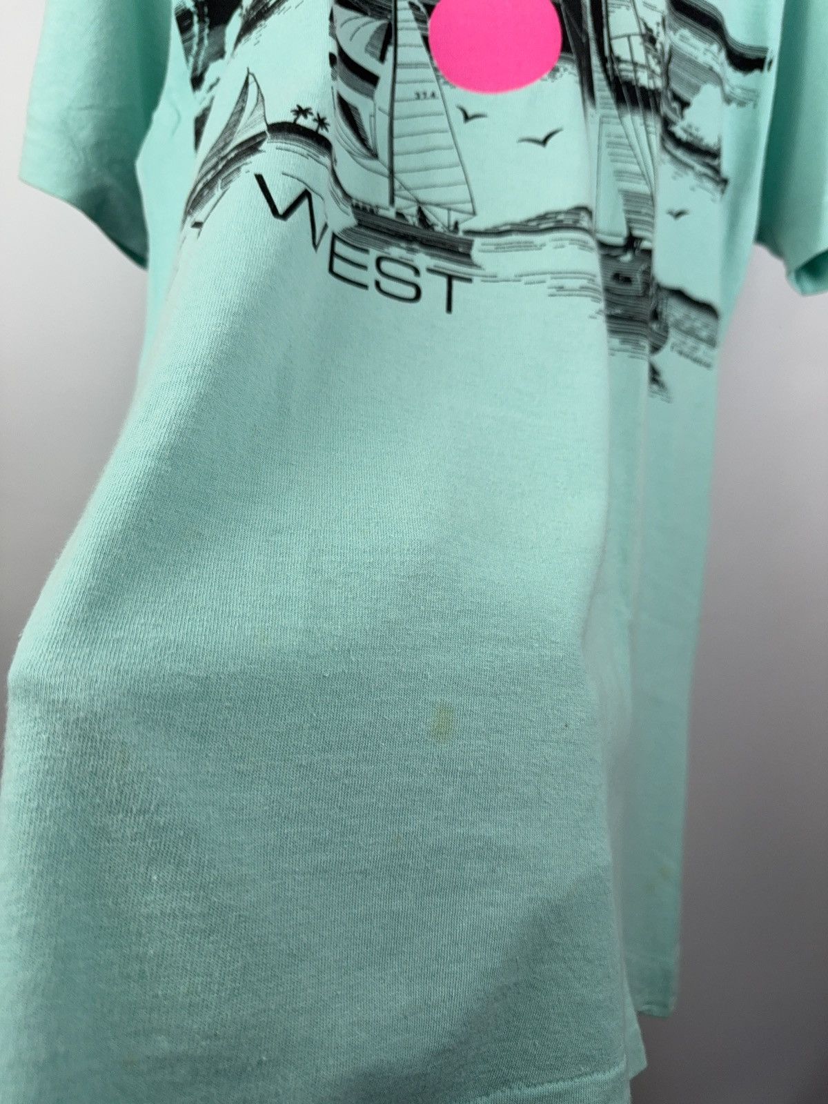 Vintage Vintage 1989 Key West USA Beach logo Graphic T-Shirt Size US L / EU 52-54 / 3 - 6 Thumbnail