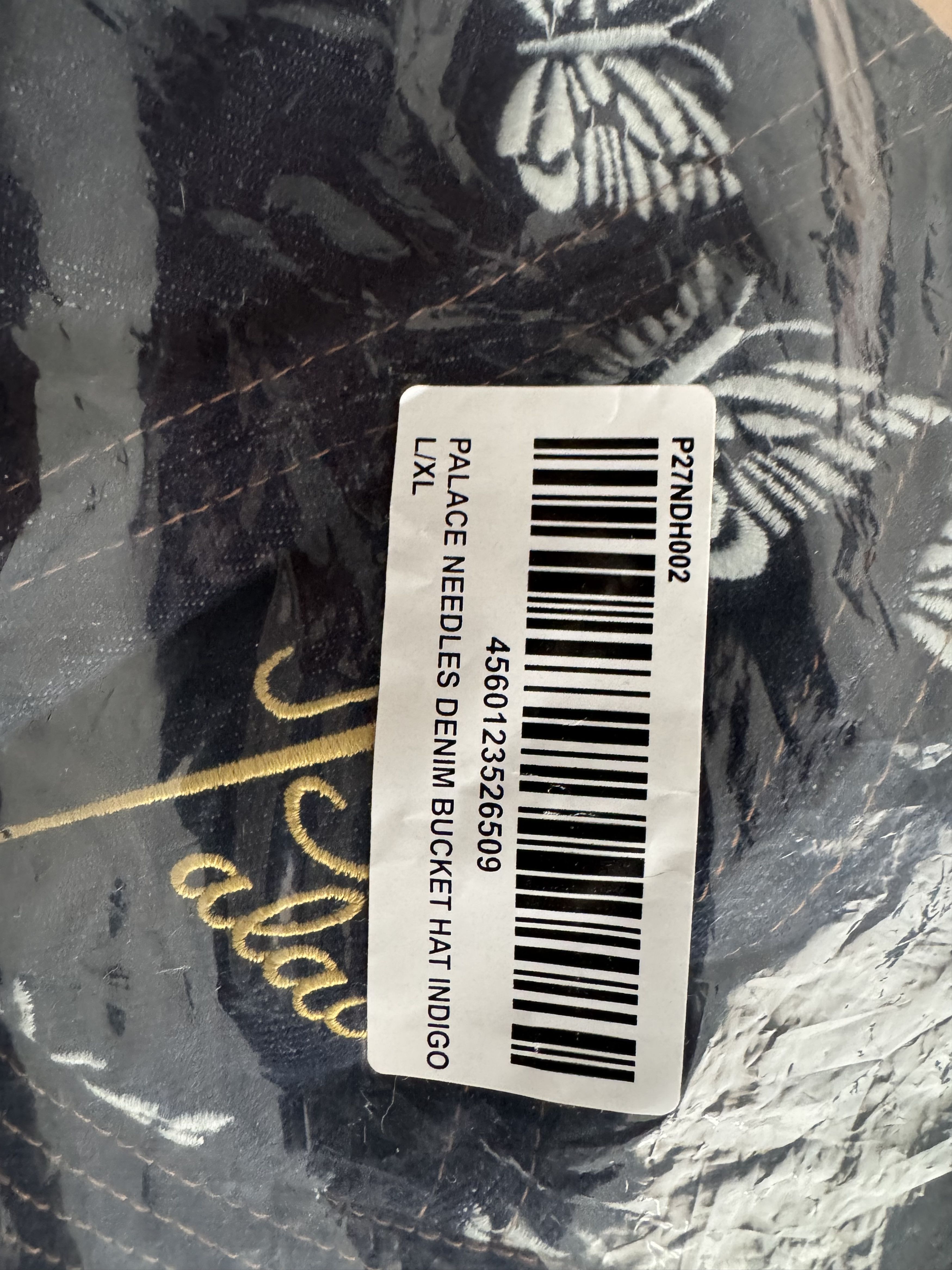 Needles × Palace Denim Bucket Hat Indigo Size ONE SIZE - 2 Thumbnail