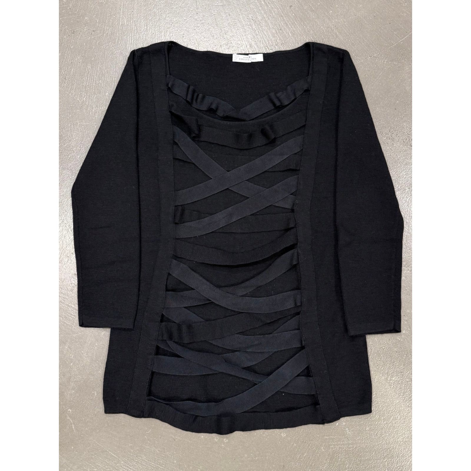 Versace 2000s Versace bondage straps knit Size L / US 10 / IT 46 - 1 Thumbnail
