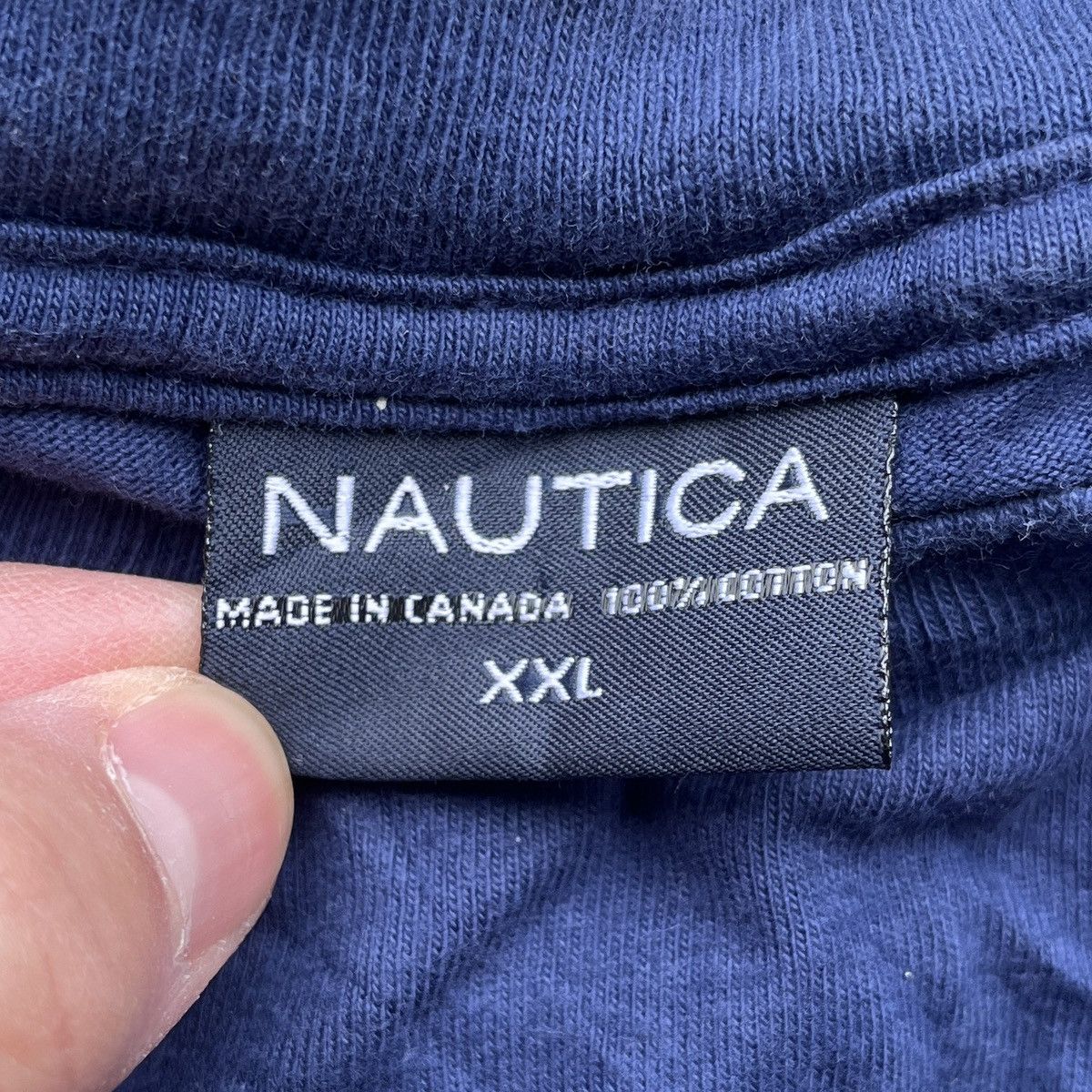 Nautica Vintage Y2K Nautica Navy Long Sleeve Shirt Size US XXL / EU 58 / 5 - 5 Thumbnail