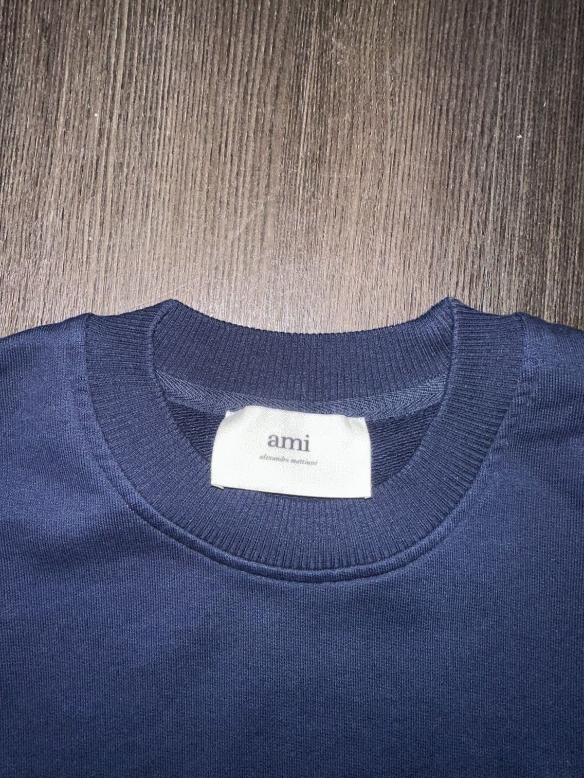 AMI AMI Alexandre Mattiussi Navy Crewneck Sweatshirt Size US XS / EU 42 / 0 - 3 Thumbnail