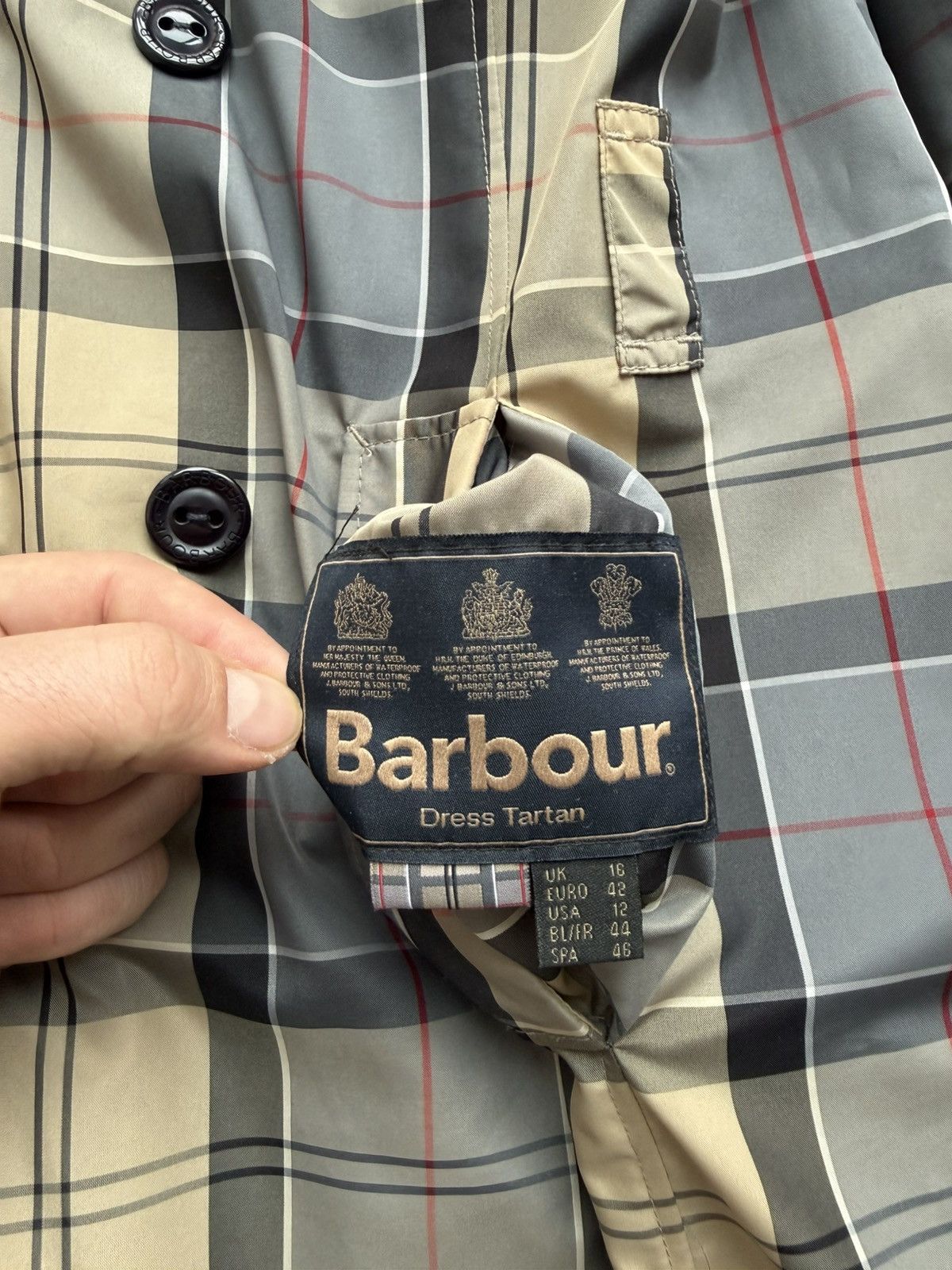 Barbour Barbour Reversible Cedar Derby Mac Women Trench Coat Jacket Size XL / US 12-14 / IT 48-50 - 17 Thumbnail