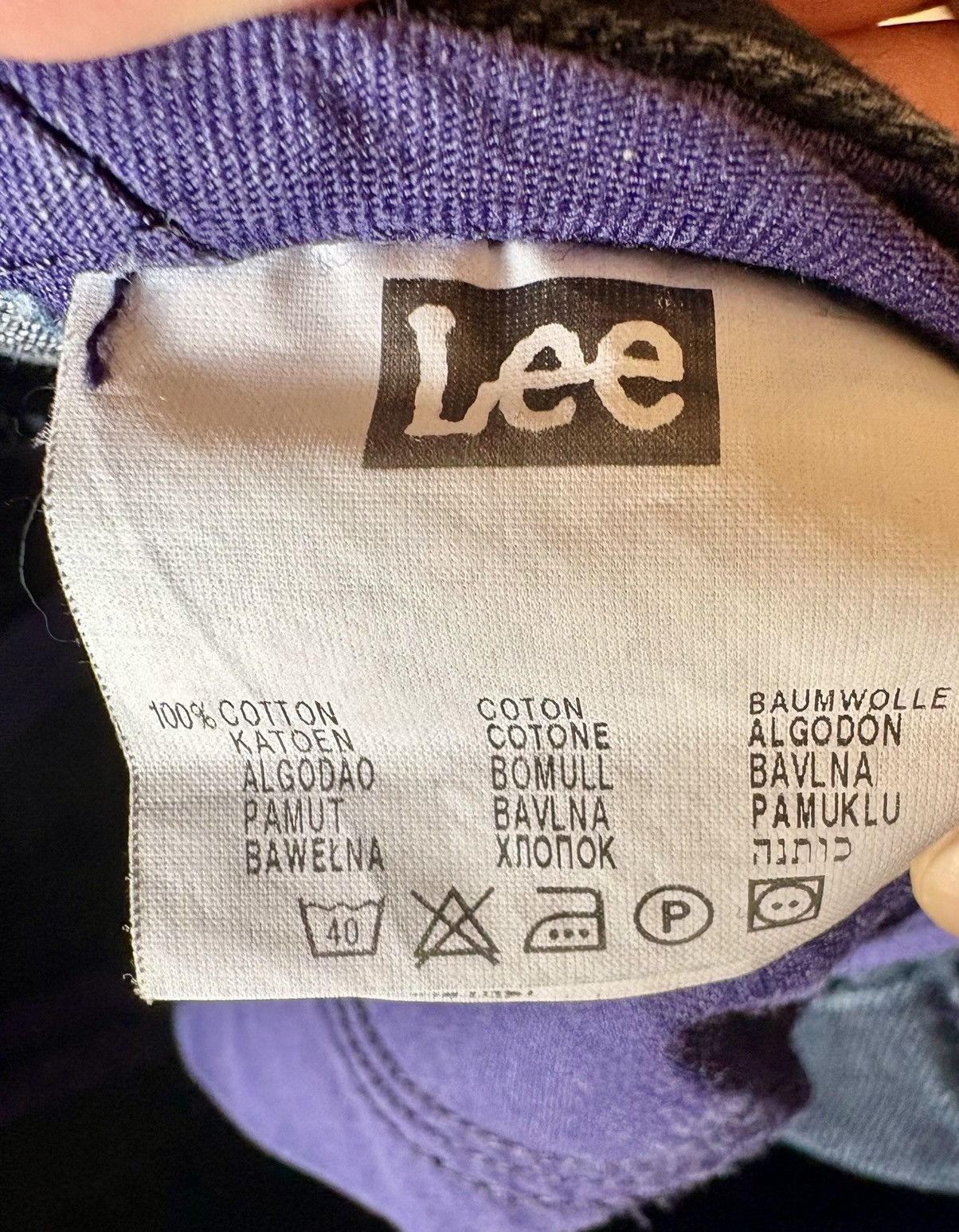 Lee Archive 2006 Lee Powell L714 - No Rivets - Shadow Indigo Size US 32 / EU 48 - 5 Thumbnail