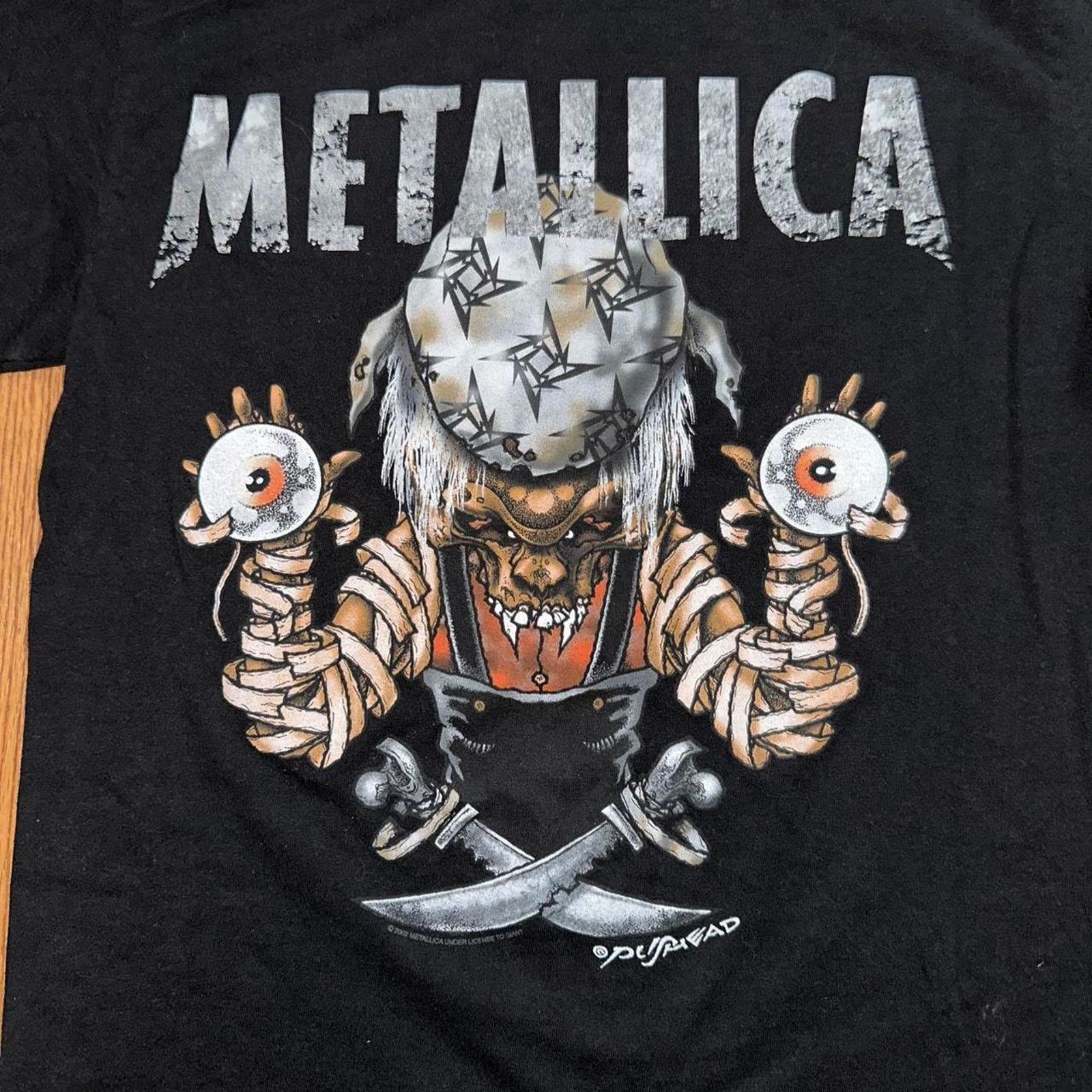Band Tees × Metallica Vintage 2000s Metallica Pushead Collab Artist Band Tee sz M Size US M / EU 48-50 / 2 - 5 Thumbnail
