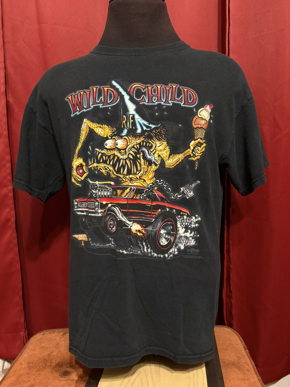 Other Ed Roth Rat Fink Tshirt y2k Wild Child Hot Rod Car Grail Size US L / EU 52-54 / 3 - 1 Thumbnail