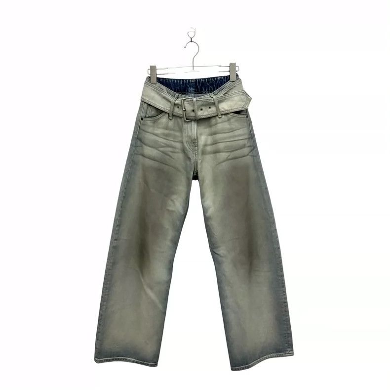Acne Studios Acne Studios Blue loose-belted trousers and jeans Size US 32 / EU 48 - 2 Thumbnail