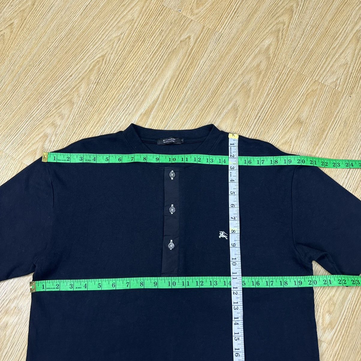 Burberry Burberry Black Label Half Button TShirt A870 Size US M / EU 48-50 / 2 - 7 Thumbnail