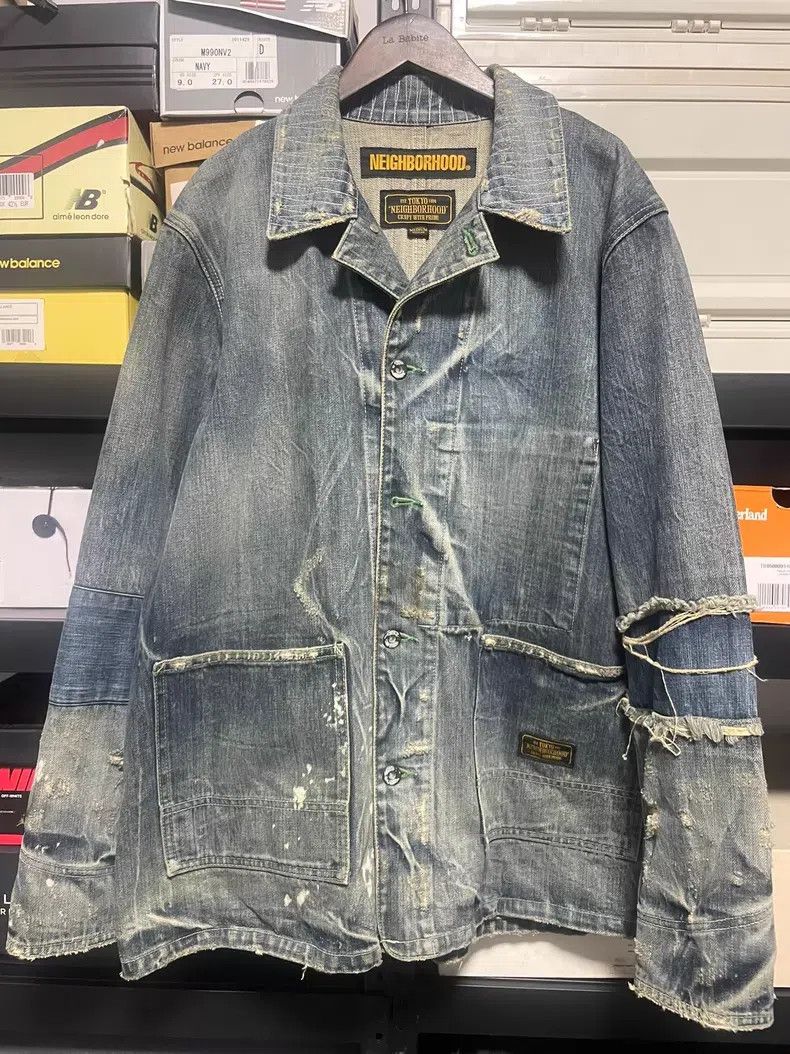Neighborhood Neighborhood Washed Denim Jacket Size US M / EU 48-50 / 2 - 1 Thumbnail