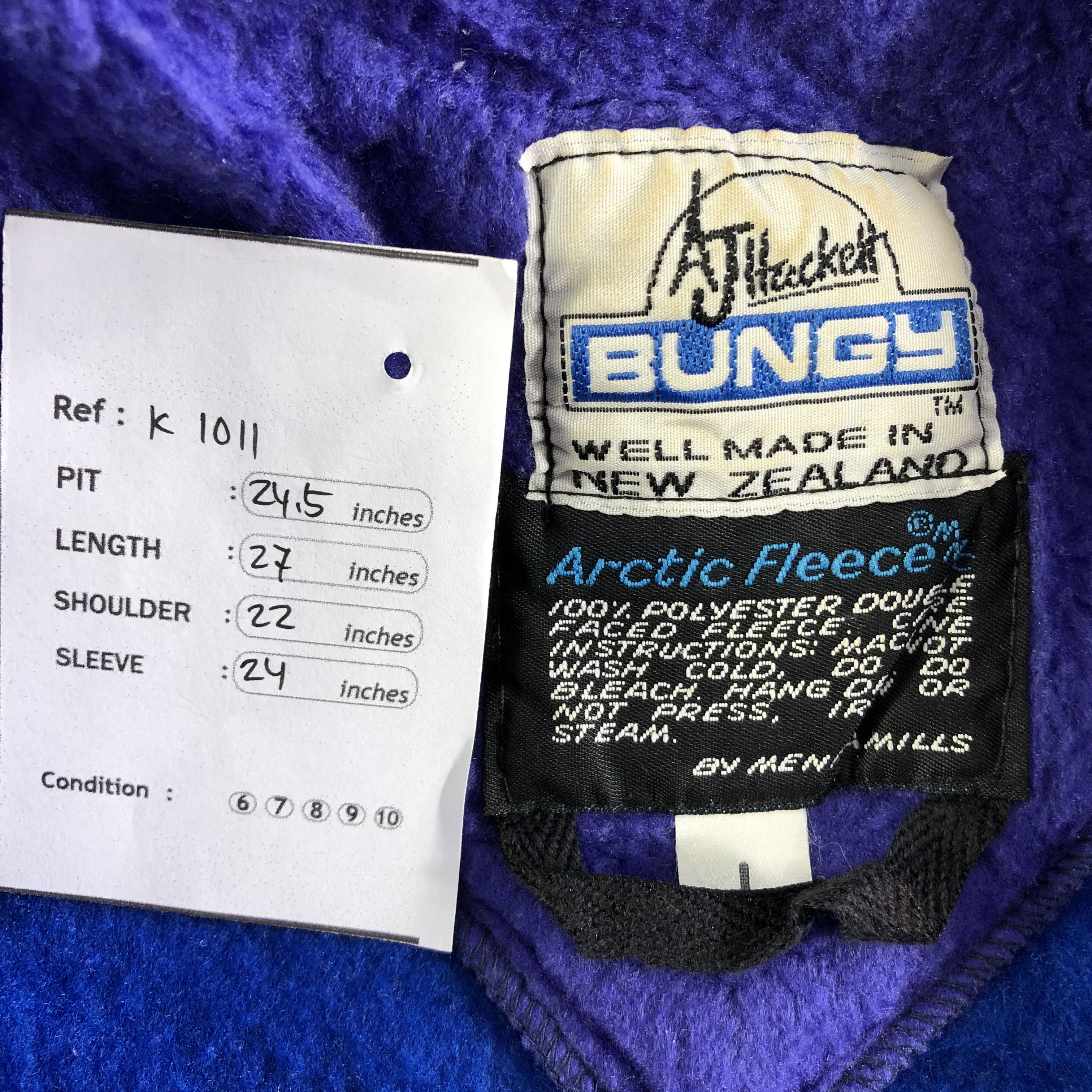 Vintage Vintage AJ Hackett Flecee Jacket Size US L / EU 52-54 / 3 - 7 Thumbnail