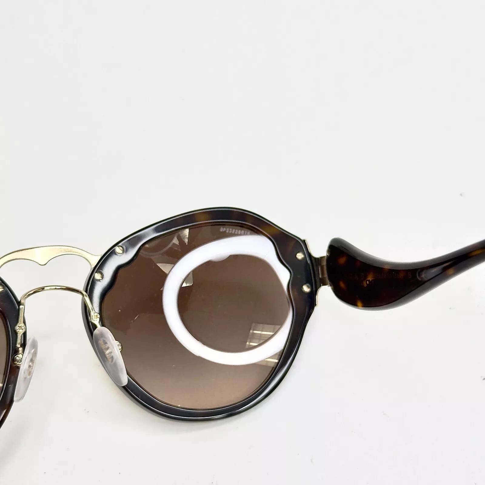 Prada PRADA WANDERER 09T PR09TS Brown Fashion Sunglasses 09TS Size ONE SIZE - 4 Thumbnail