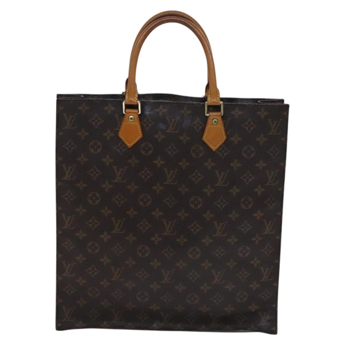 Louis Vuitton LOUIS VUITTON Monogram Sac Plat Hand Bag M51140 Size ONE SIZE - 2 Thumbnail