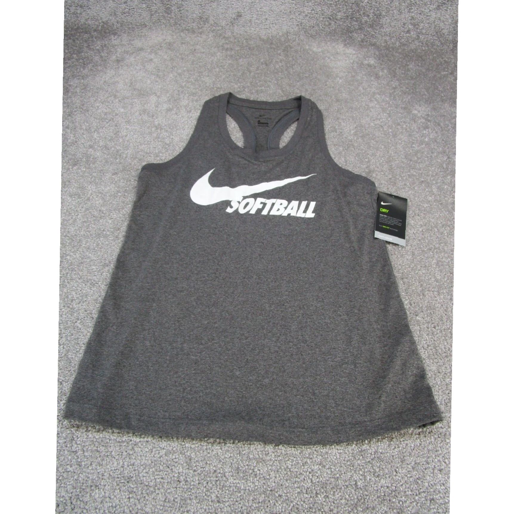 Nike Small Women s Nike Legend Softball Gray Tank Top For A Flattering Fit Grailed