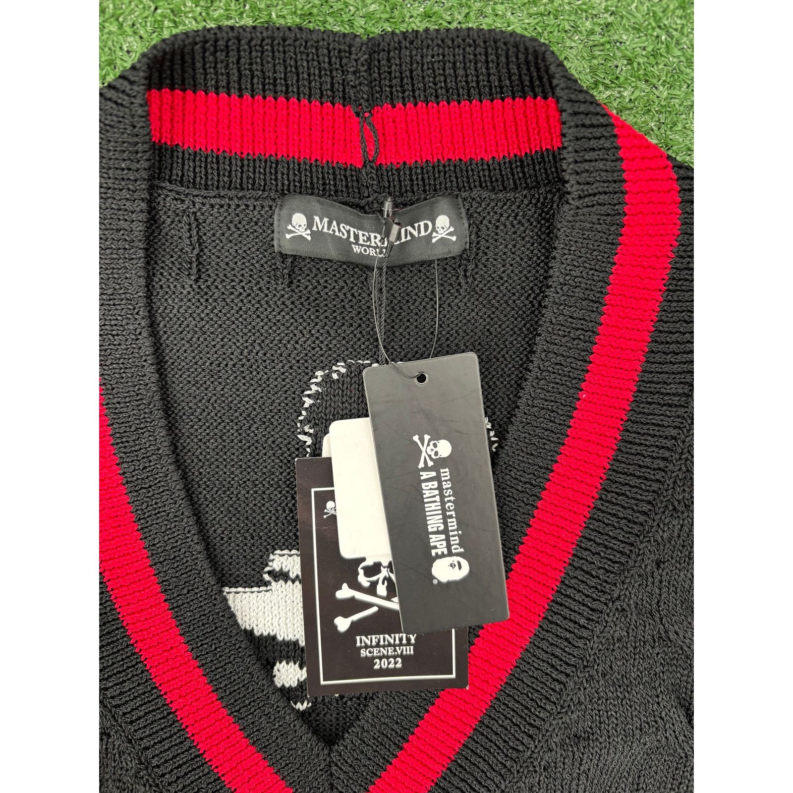 Mastermind World Knitted Jersey Sweater Size Large