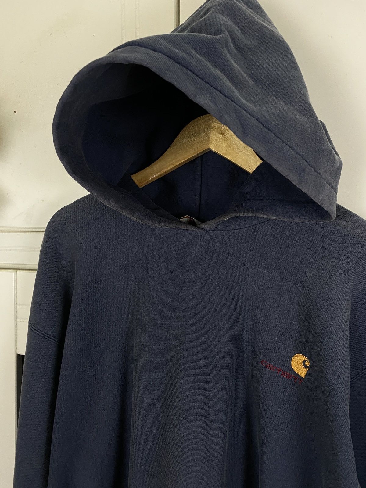 Carhartt × Vintage Vintage Carhartt Sunfaded Hoodies Size US XL / EU 56 / 4 - 5 Thumbnail