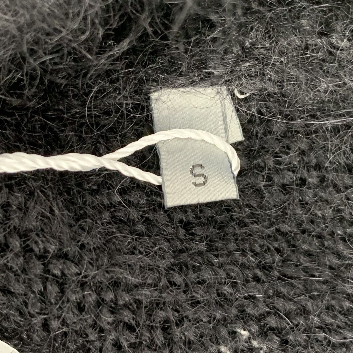 Dior Dior Black Logo Mohair V-neck Long Sleeve Knitwear K26WX Size US S / EU 44-46 / 1 - 6 Thumbnail