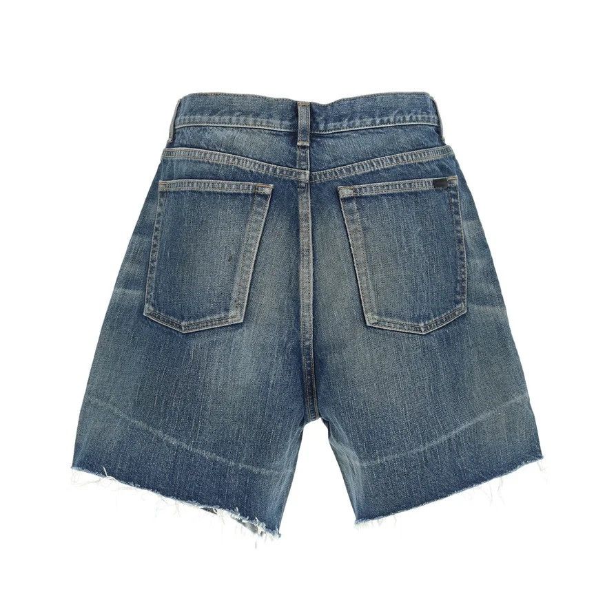 Saint Laurent Paris Saint Laurent Denim Shorts Sz 32 Size US 32 / EU 48 - 2 Thumbnail