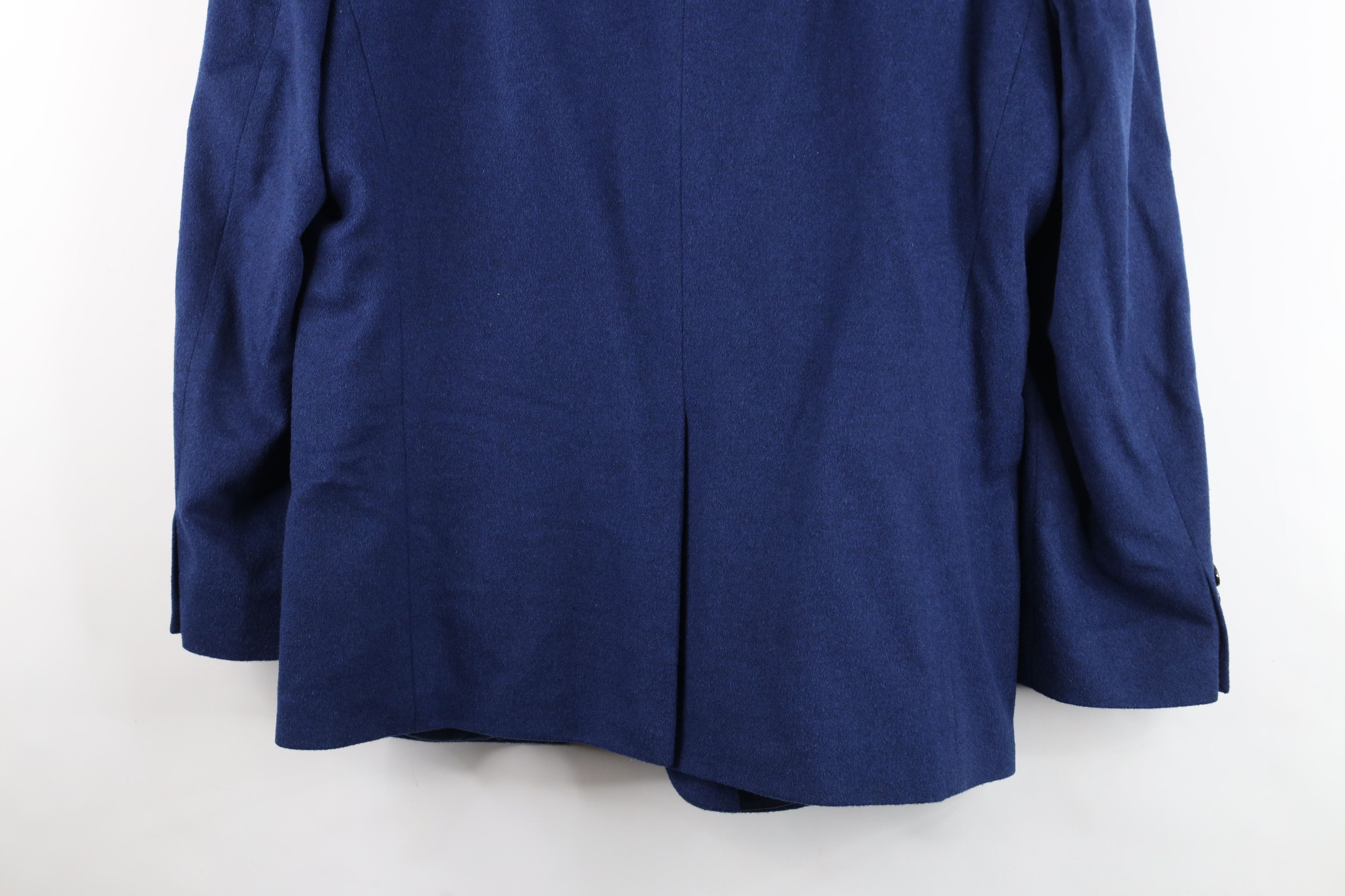 Ralph Lauren Ralph Lauren Silk Cashmere Suit Coat Blazer Jacket Blue Size US XL / EU 56 / 4 - 15 Thumbnail