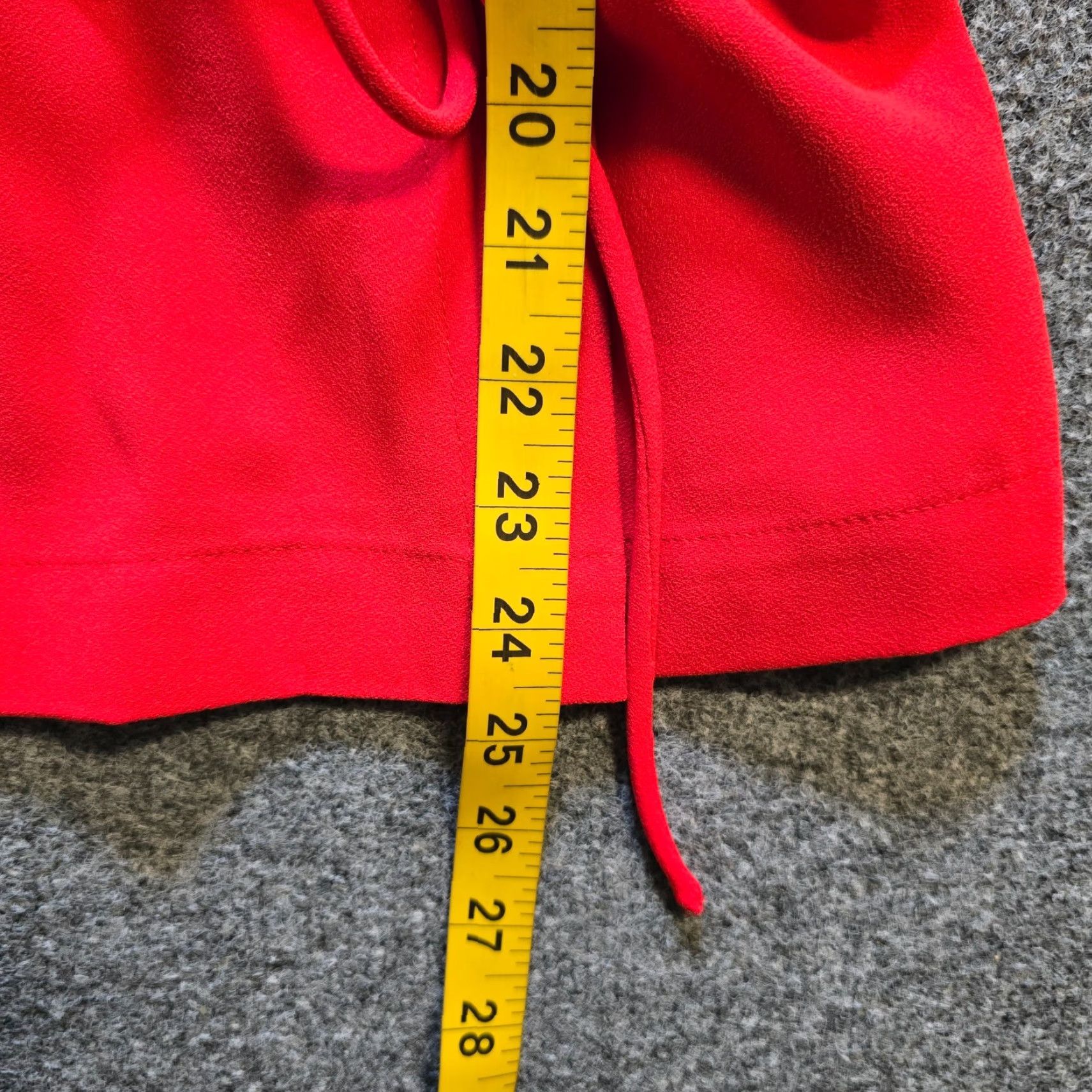 J.Crew J.CREW Top Womens Size 8 Red V-Neck Peplum Belted Long Sleeve Blouse Size M / US 6-8 / IT 42-44 - 6 Thumbnail