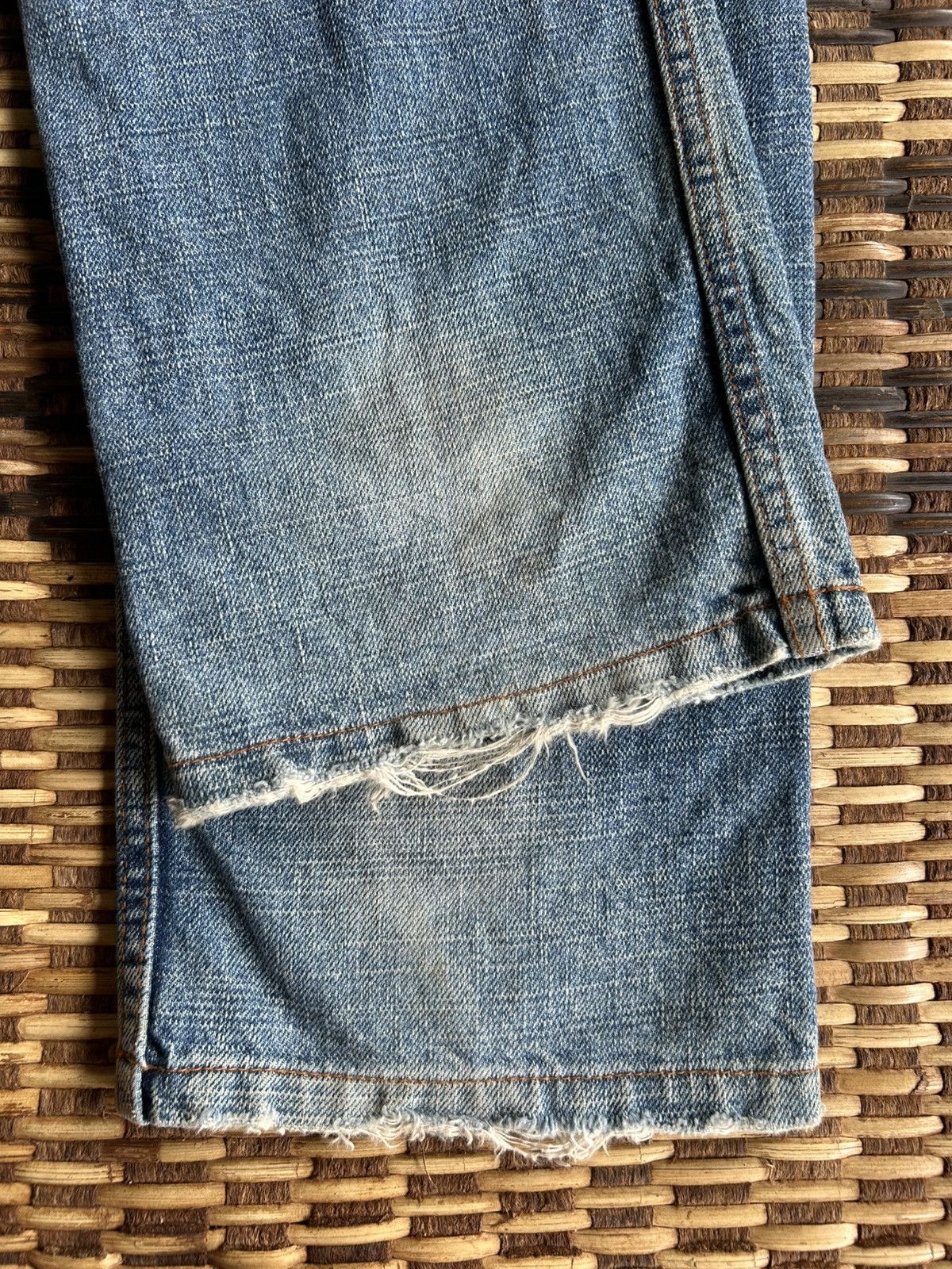 Japanese Brand × Kapital × Vintage Nylaus crew Japanese Distressed Denim Jeans Size US 30 / EU 46 - 14 Thumbnail