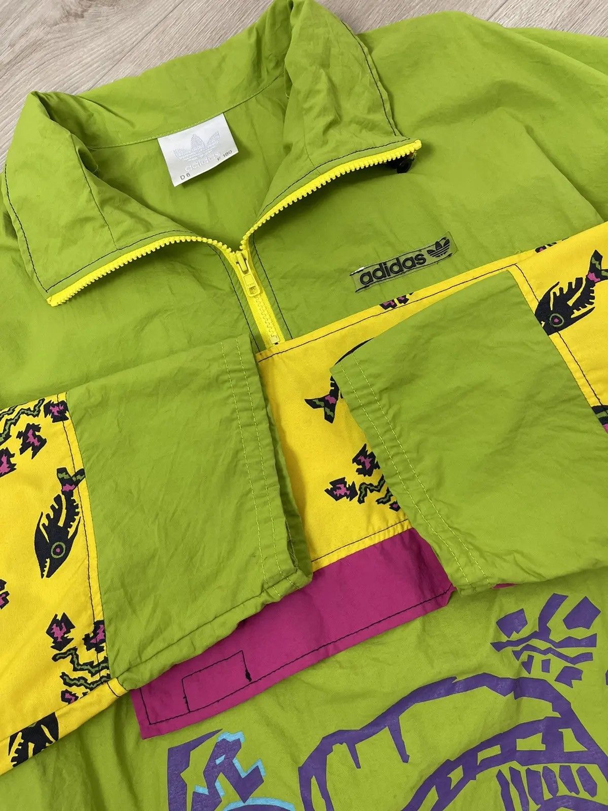 Adidas Vintage 90s Adidas Light Anorak Jacket Crazy Rare Size US M / EU 48-50 / 2 - 5 Thumbnail
