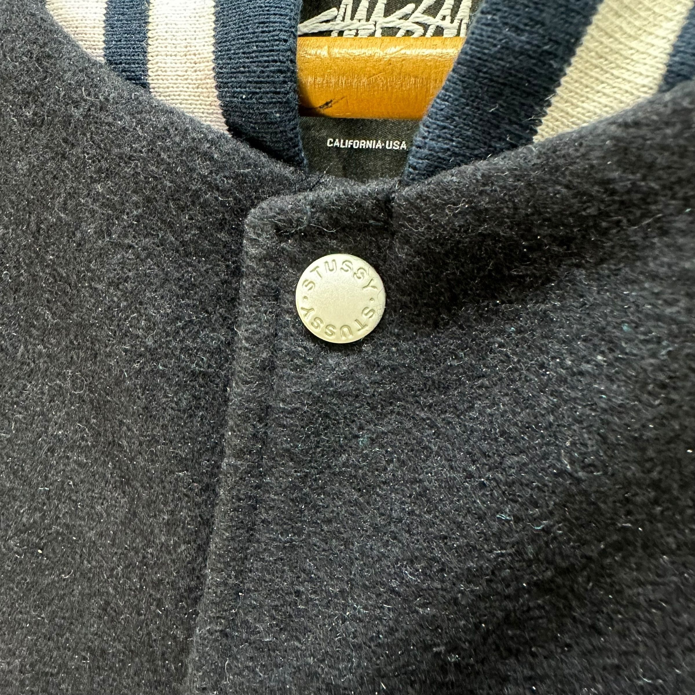Stussy STUSSY World Wide Big Logo Varsity Jacket #A50-1173 Size US L / EU 52-54 / 3 - 10 Thumbnail