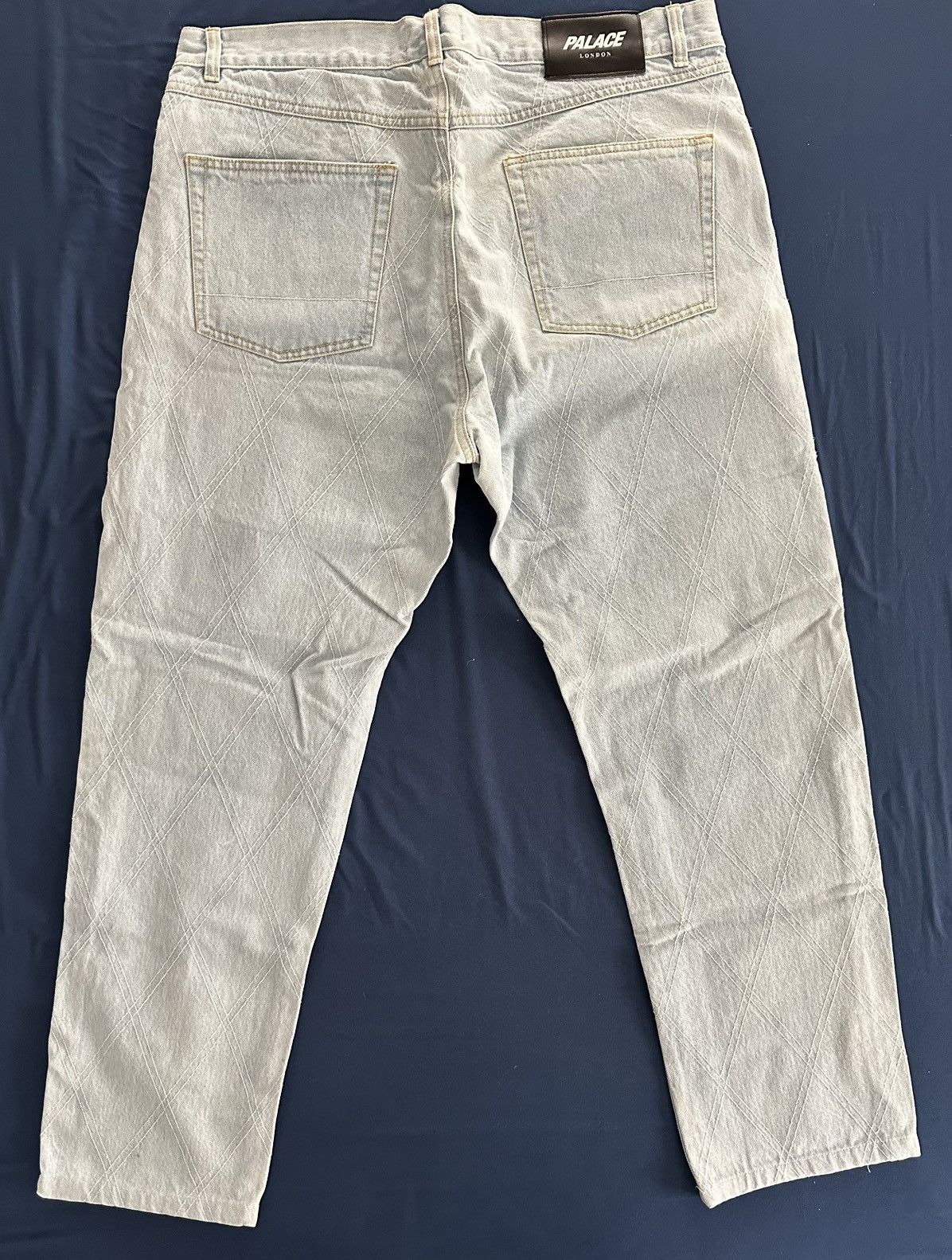 Palace Palace Diamond Stitch Jean Stone Wash Size US 36 / EU 52 - 2 Thumbnail