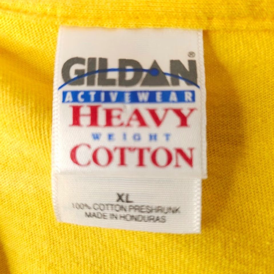 Gildan VINTAGE Jack Dailey Track T Shirt Mens XL Yellow Gildan T-Shirt School Y2K Las Vegas Size US XL / EU 56 / 4 - 6 Thumbnail