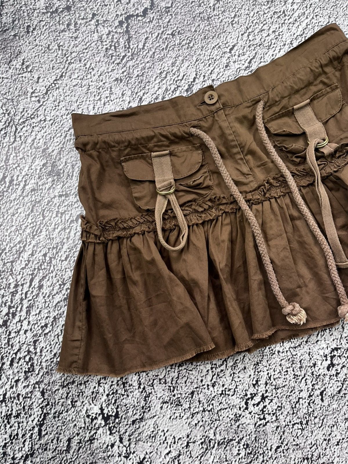 Japanese Brand Vintage Y2K flared summer mini skirt 00s juicy style M Size 28" / US 6 / IT 42 - 2 Thumbnail
