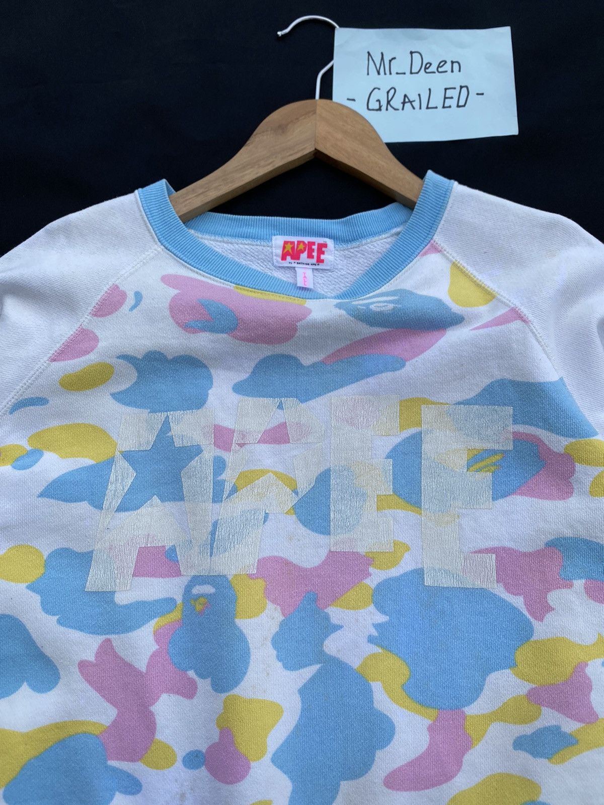 Bape Rare BAPE by Bathing Ape Camo Multicolor Sweater Size S / US 4 / IT 40 - 9 Thumbnail