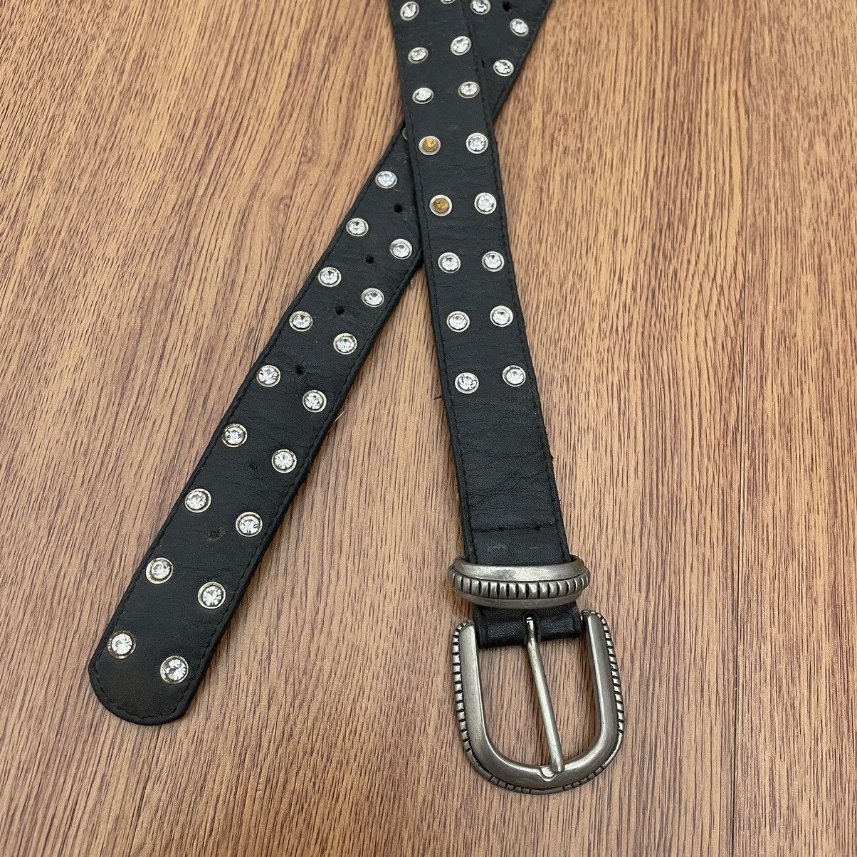 If Six Was Nine × Japanese Brand × Le Grande Bleu (L.G.B.) Black crystal pattern belt punk grunge styled Size ONE SIZE - 2 Thumbnail