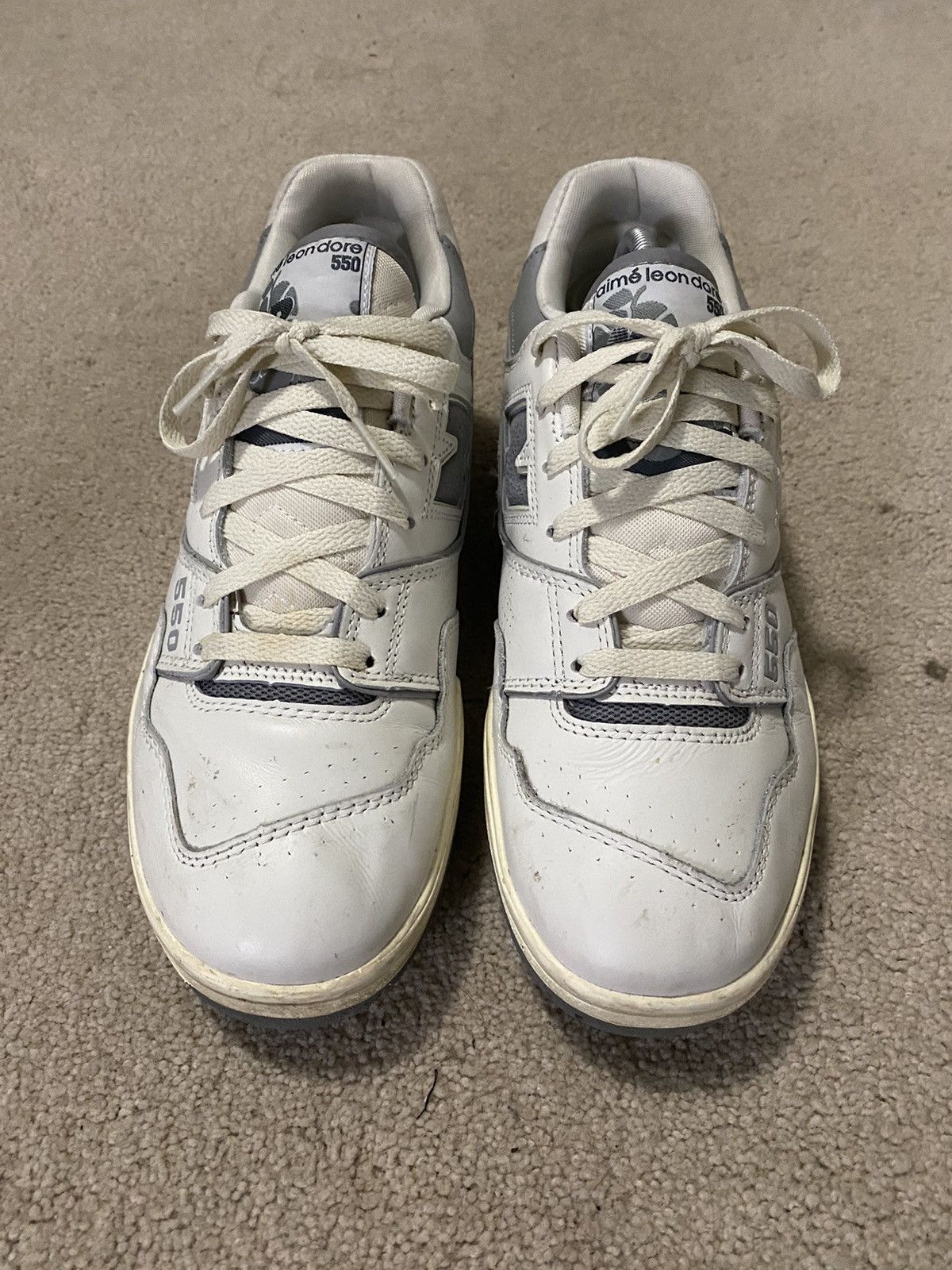 Aime Leon Dore × New Balance New Balance x Aime Leon Dore 550 White Grey Size US 10.5 / EU 43-44 - 4 Thumbnail