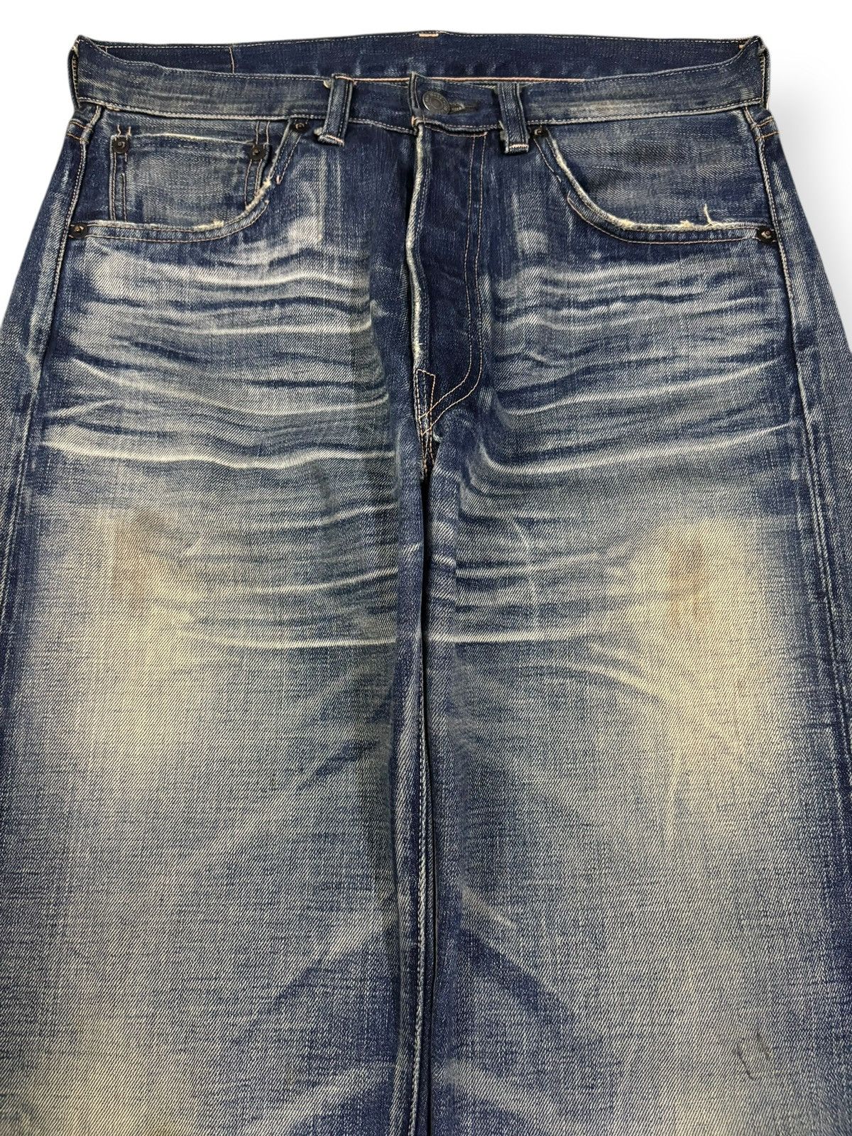 Levi's Vintage 70s Levis 501XX Big E Selvedge Mud Wash Jeans Repro Size US 31 - 4 Thumbnail